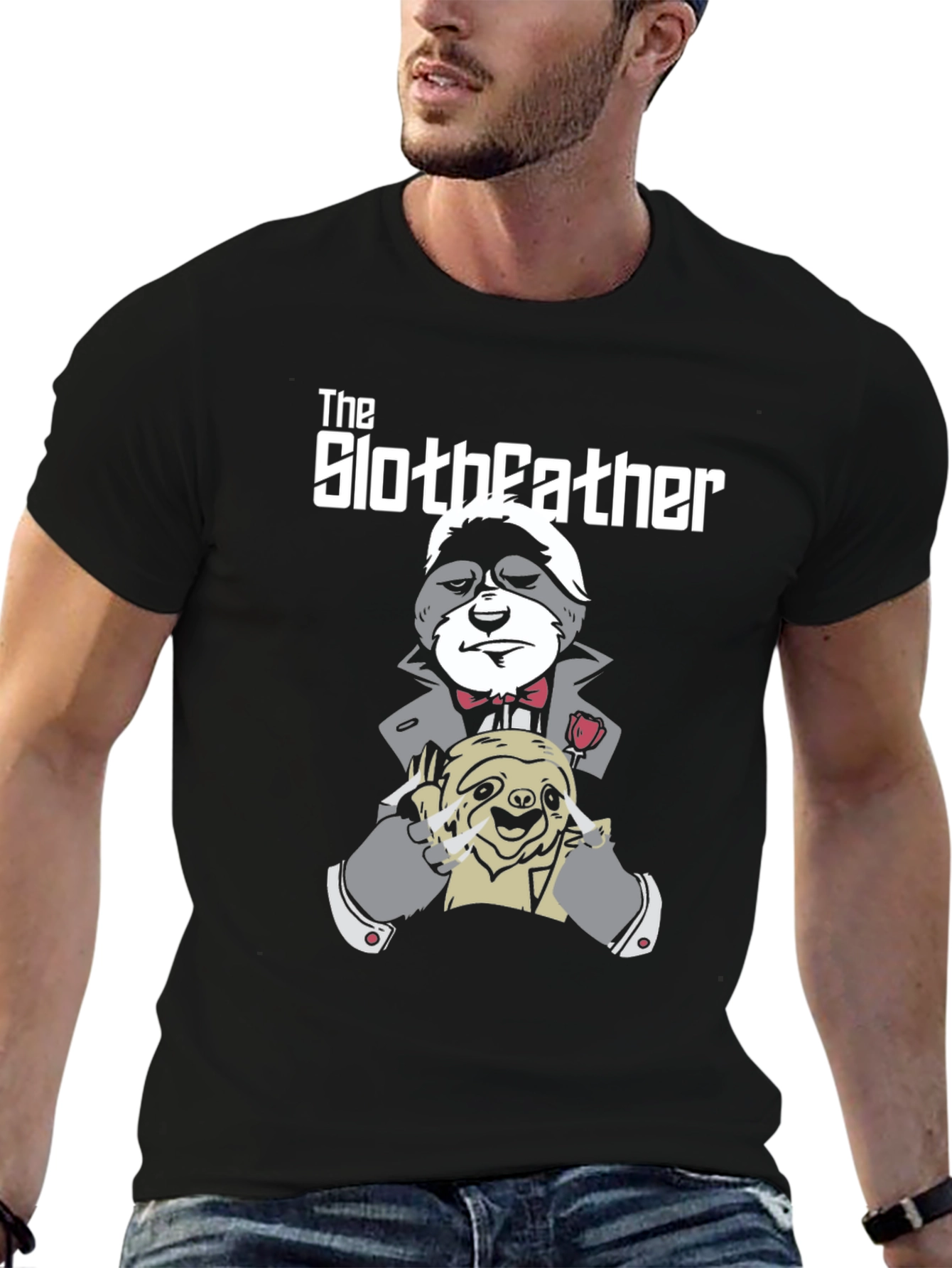The Slothfather Funny Graphic T-Shirt