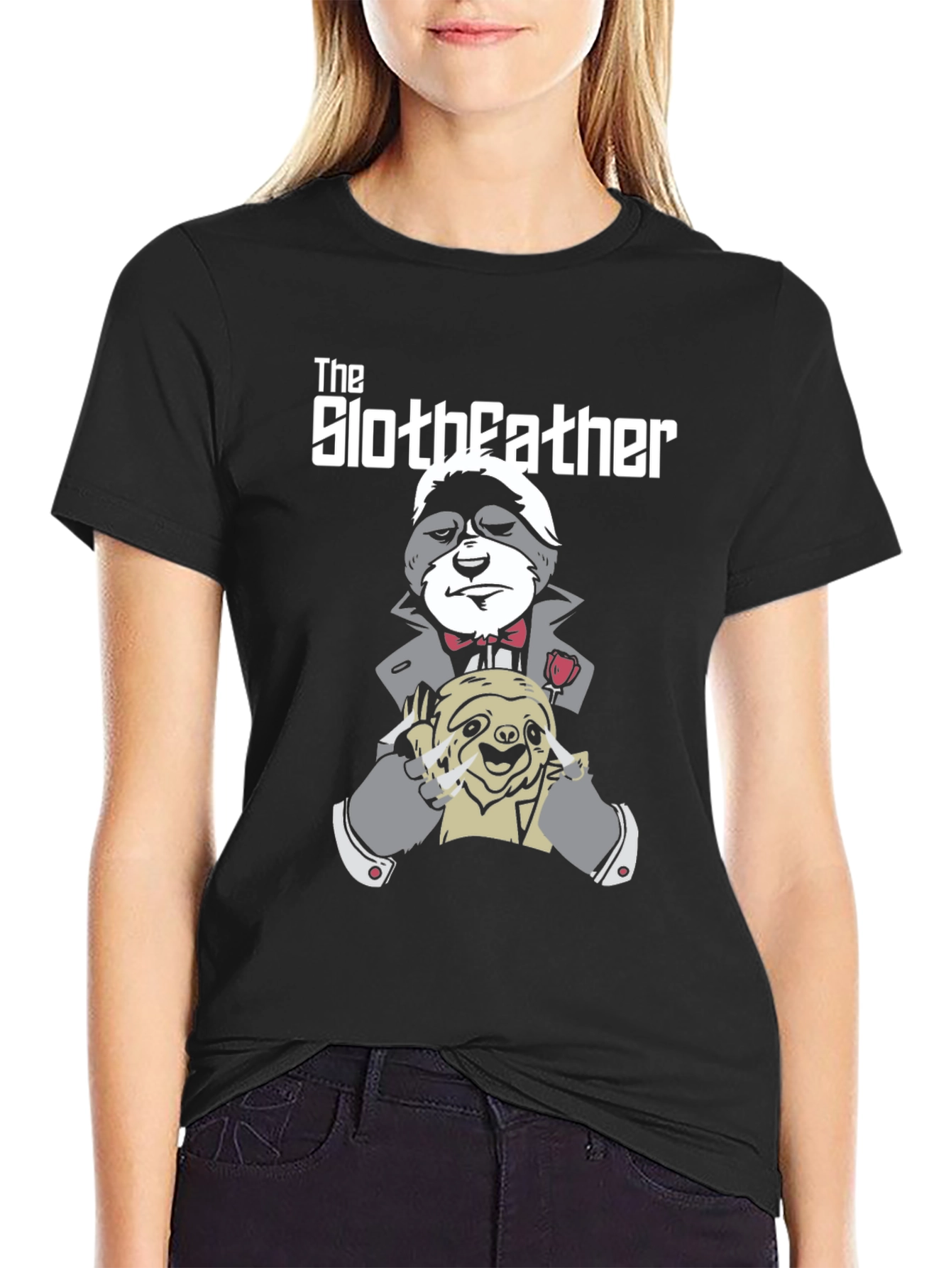 The Slothfather Funny Graphic T-Shirt