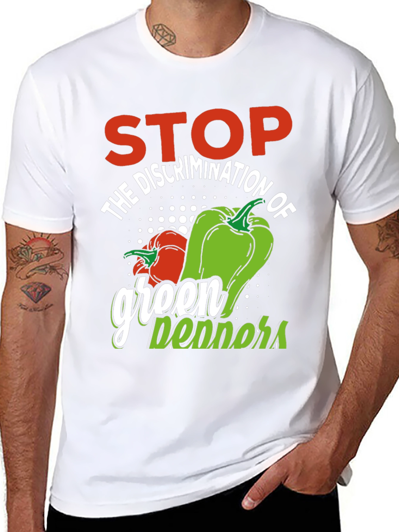 Stop Green Pepper Discrimination T-Shirt