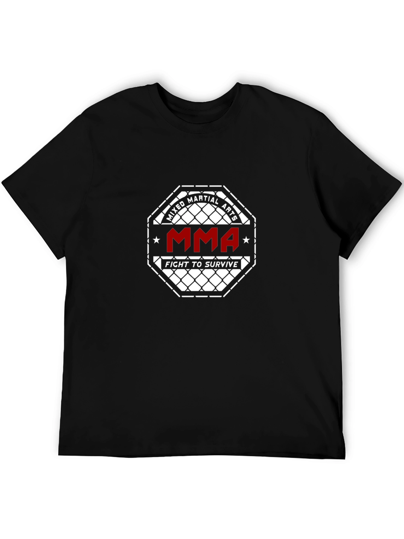 MMA Fight to Survive Black T-Shirt
