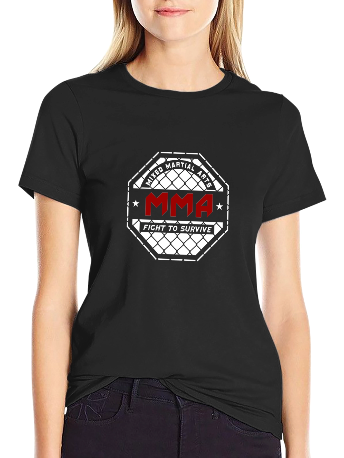 MMA Fight to Survive Black T-Shirt