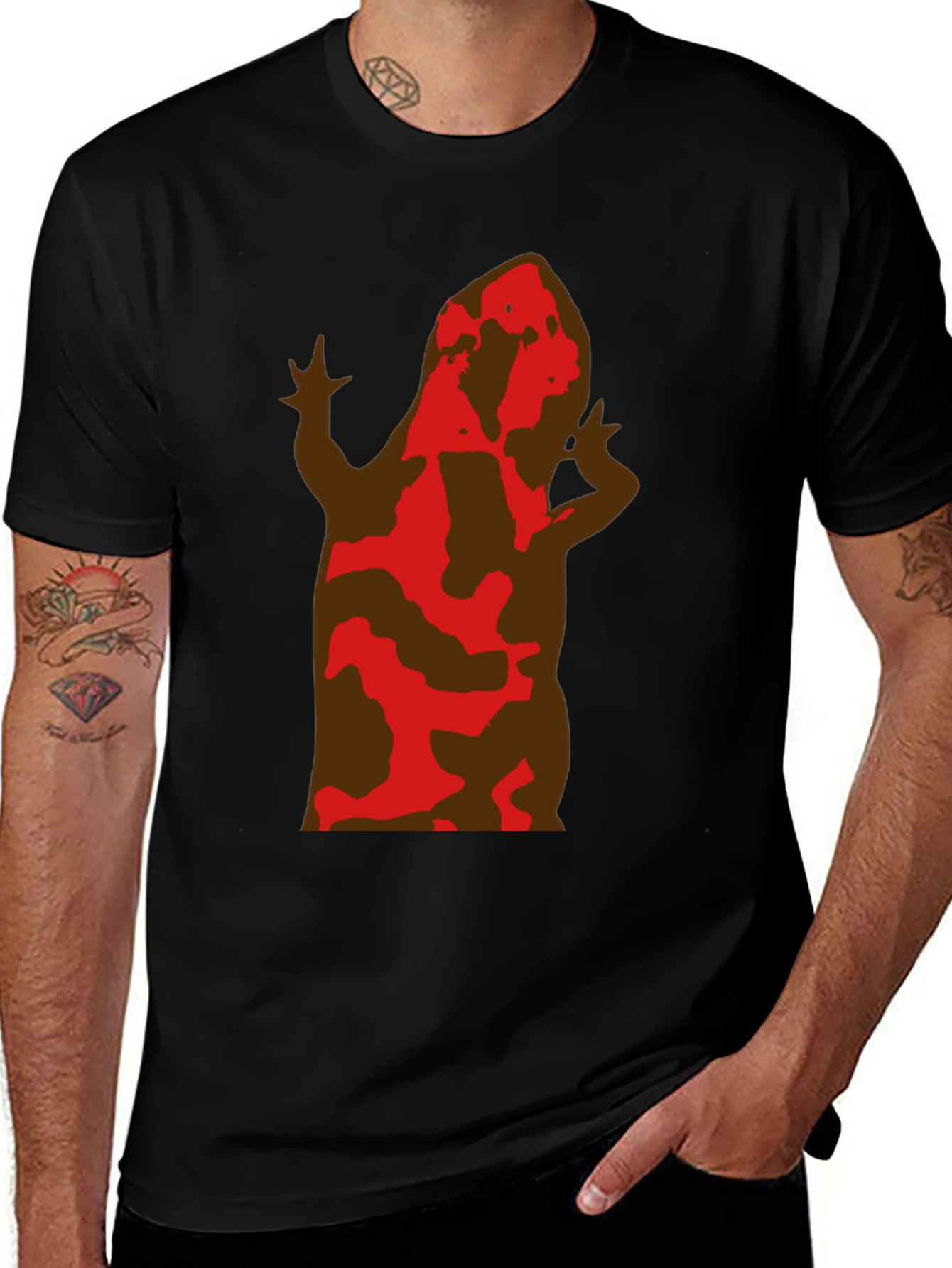 Lizard Camo Graphic Tee - Cool Casual Style