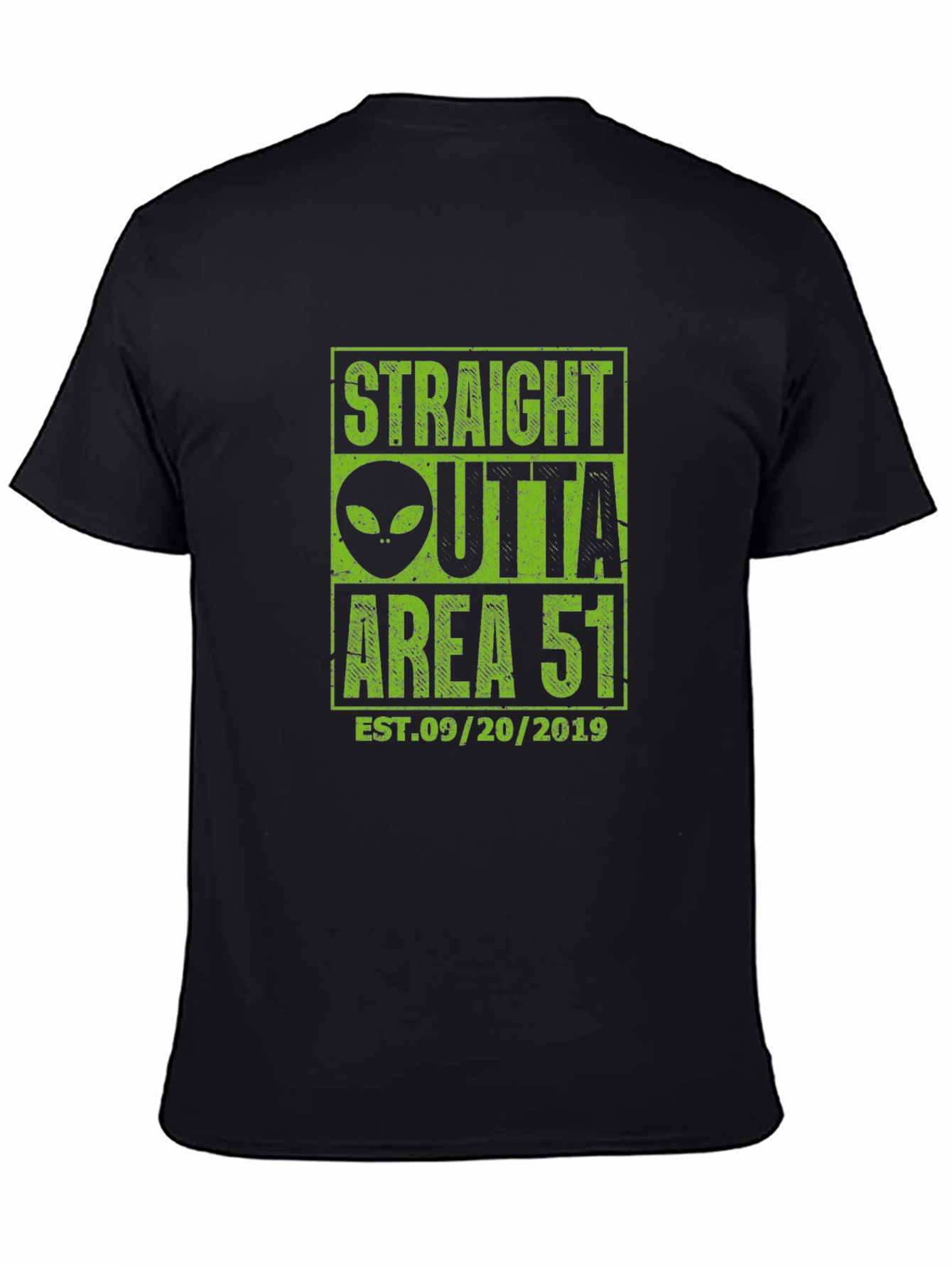 Straight Outta Area 51 T-Shirt - Alien Design
