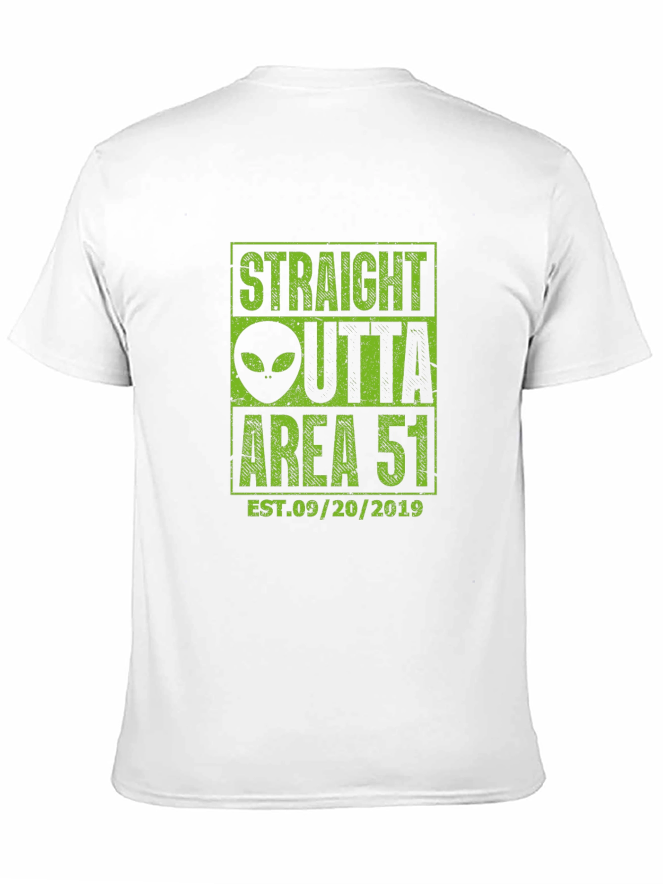 Straight Outta Area 51 T-Shirt - Alien Design