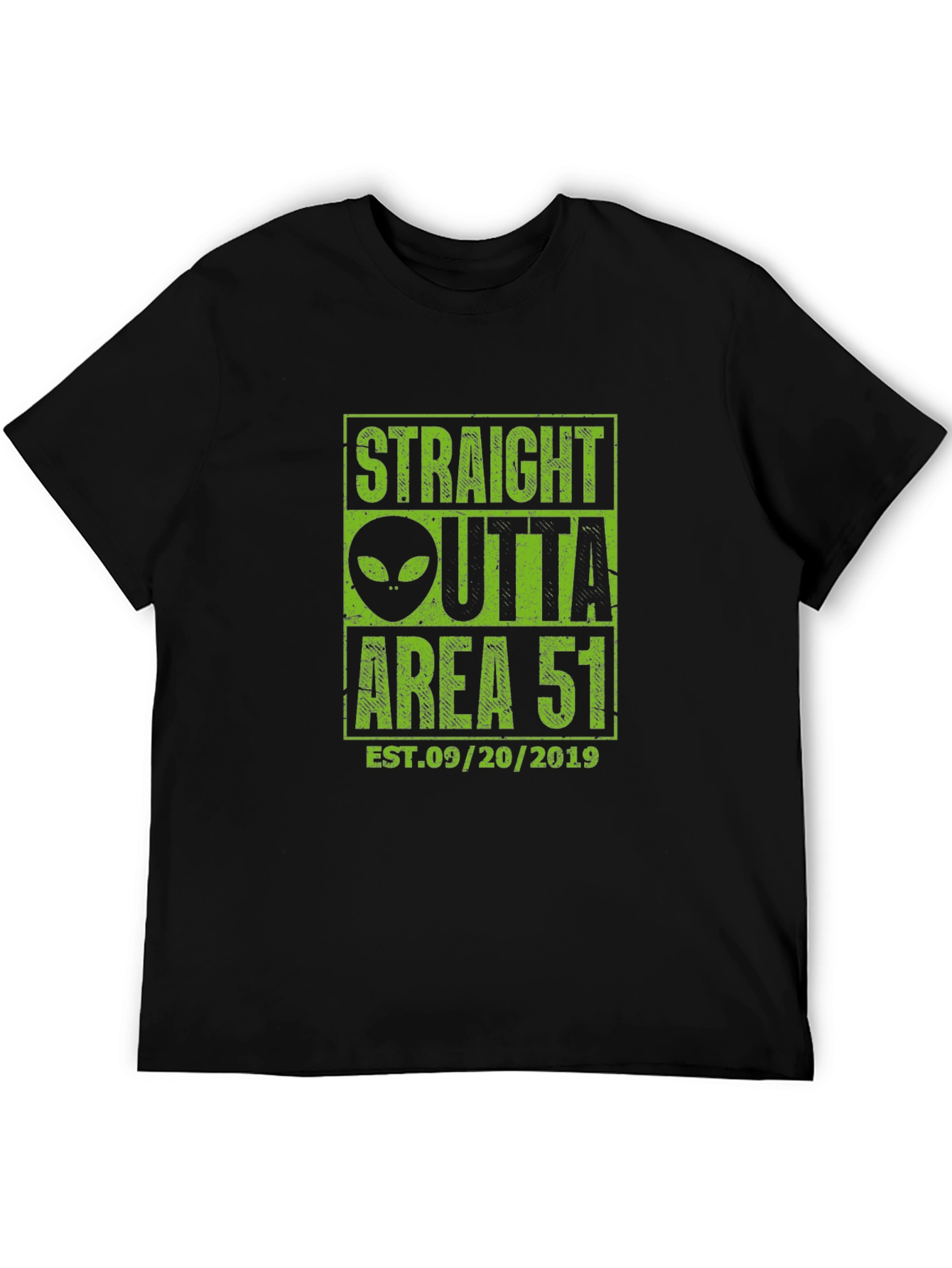 Straight Outta Area 51 T-Shirt - Alien Design