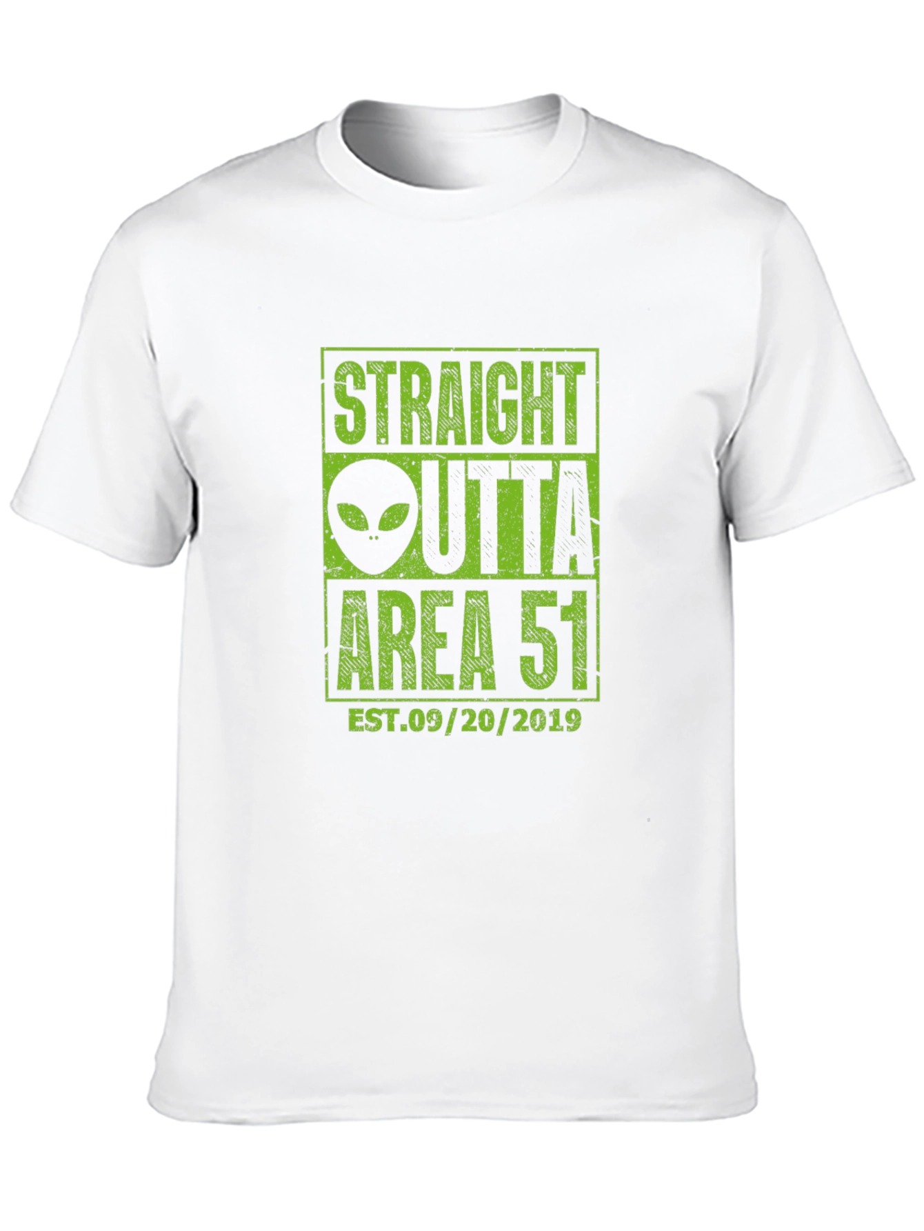 Straight Outta Area 51 T-Shirt - Alien Design