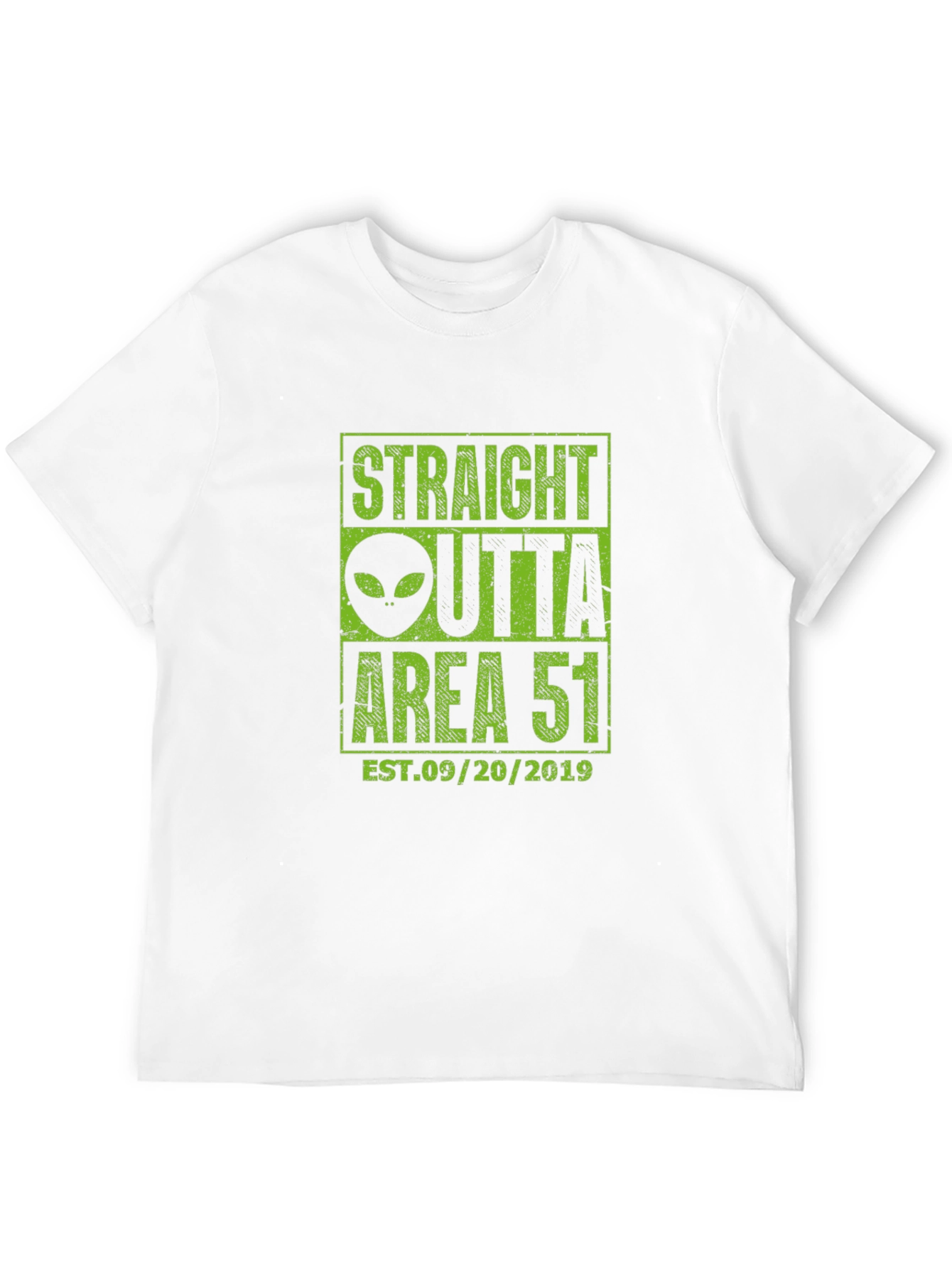 Straight Outta Area 51 T-Shirt - Alien Design