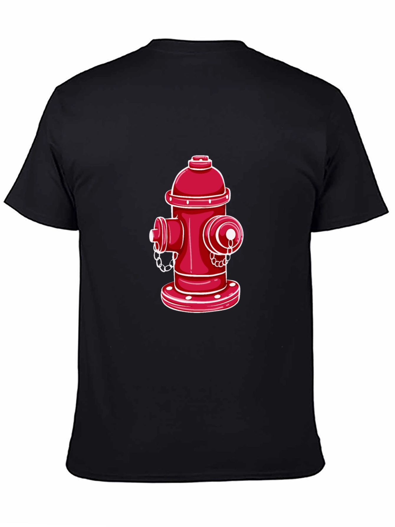 Fire Hydrant Graphic Tee - Black