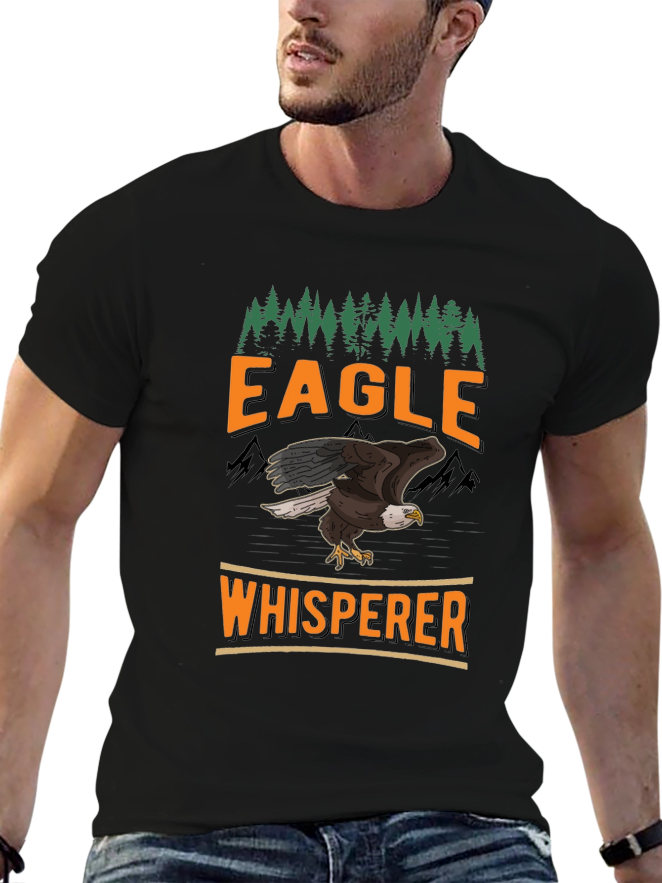 Eagle Whisperer Graphic Tee - Nature Lover T-Shirt