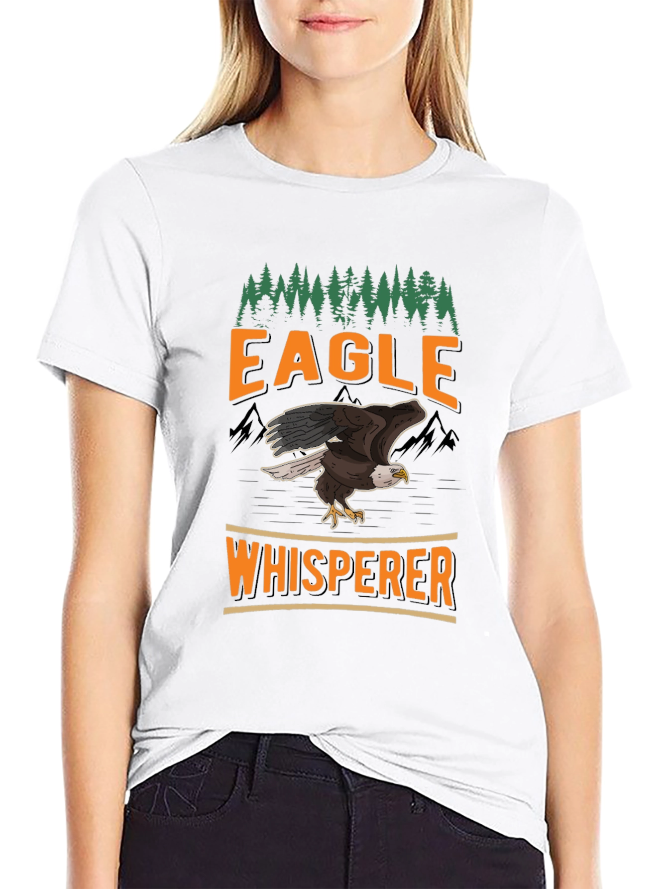 Eagle Whisperer Graphic Tee - Nature Lover T-Shirt