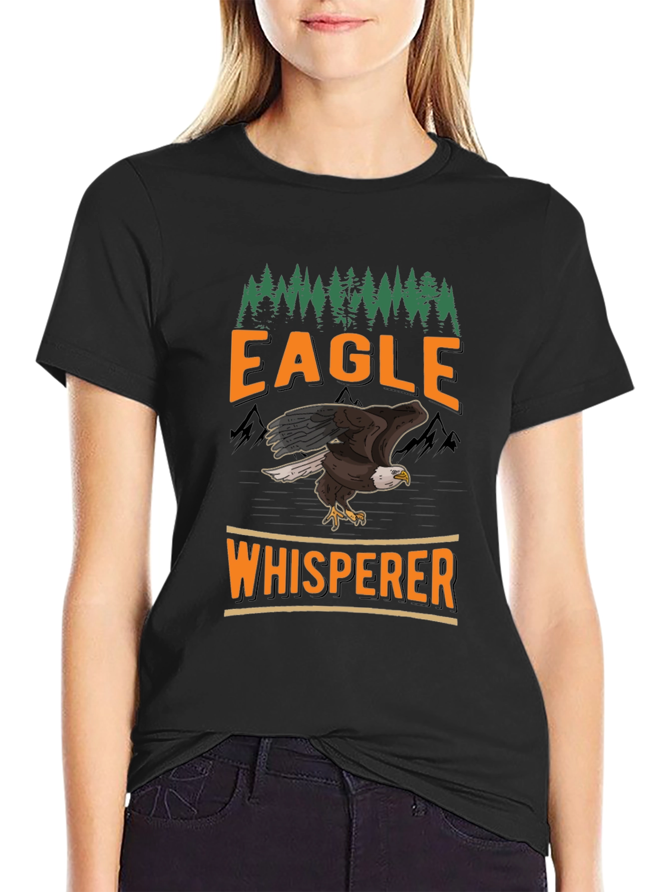 Eagle Whisperer Graphic Tee - Nature Lover T-Shirt
