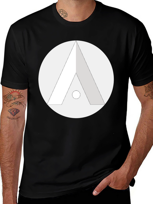 Geometric Logo Black T-Shirt