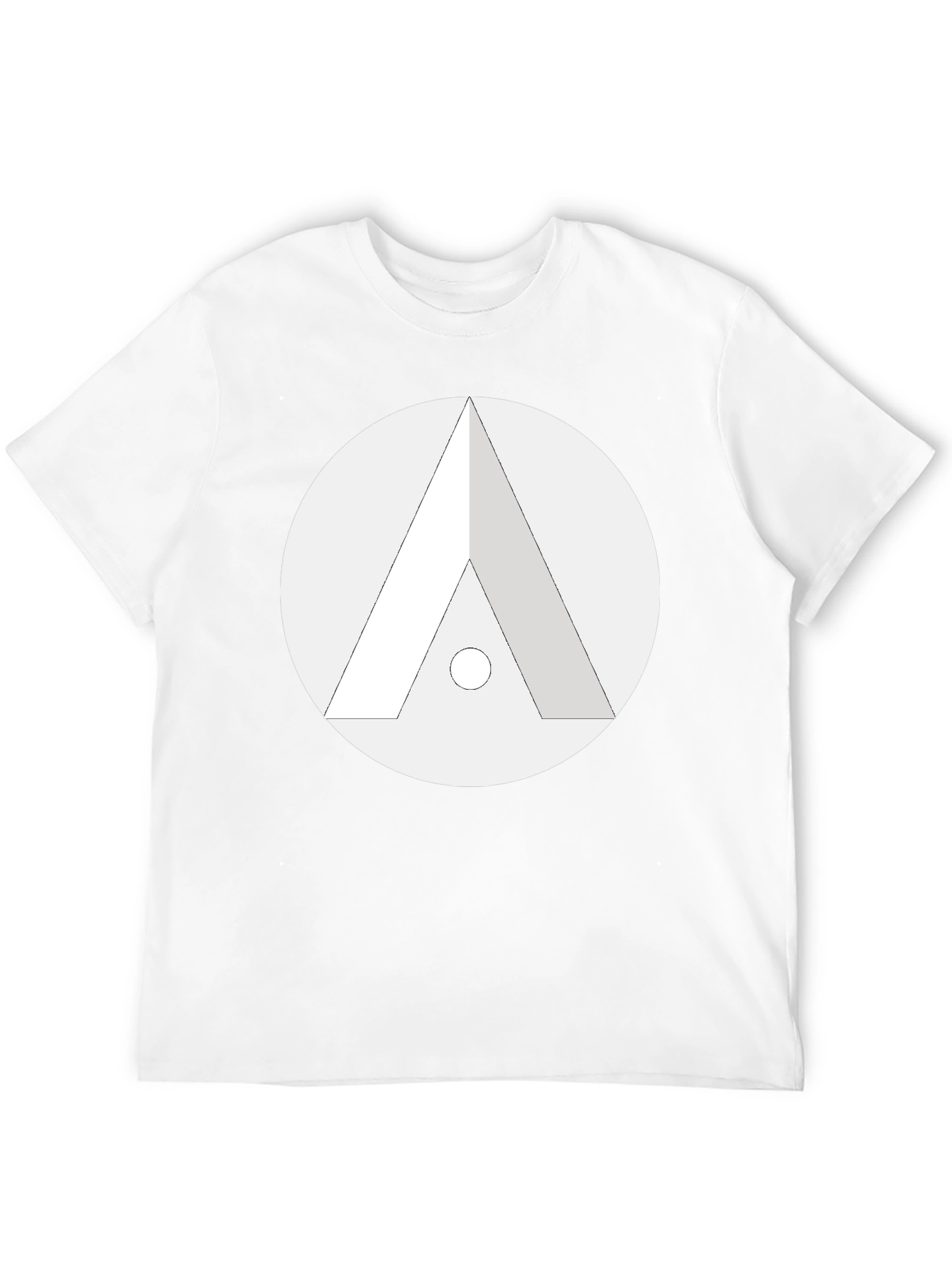Geometric Logo Black T-Shirt