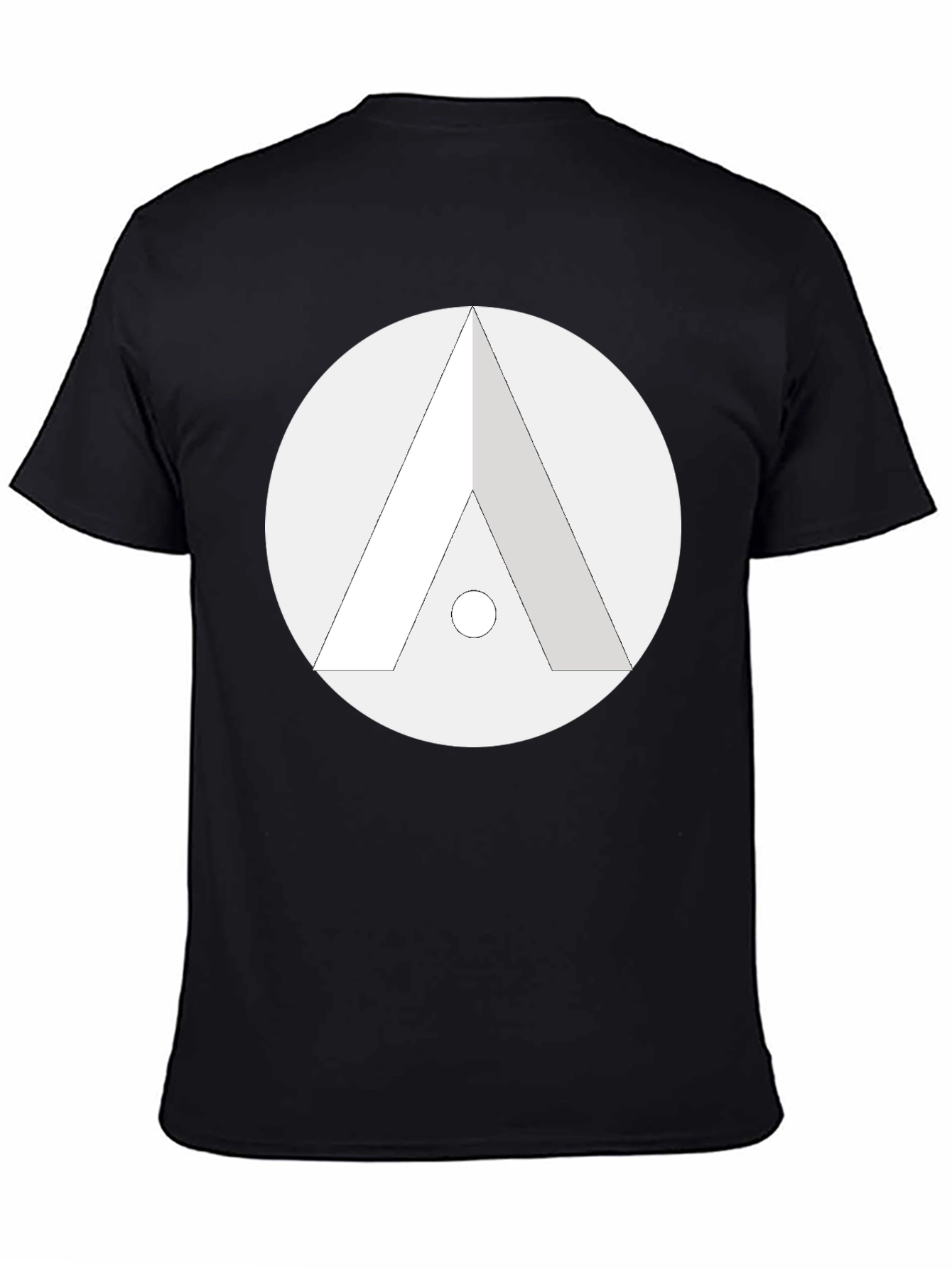 Geometric Logo Black T-Shirt