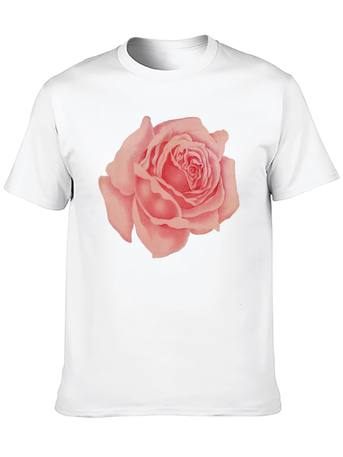Rose Graphic Black T-Shirt
