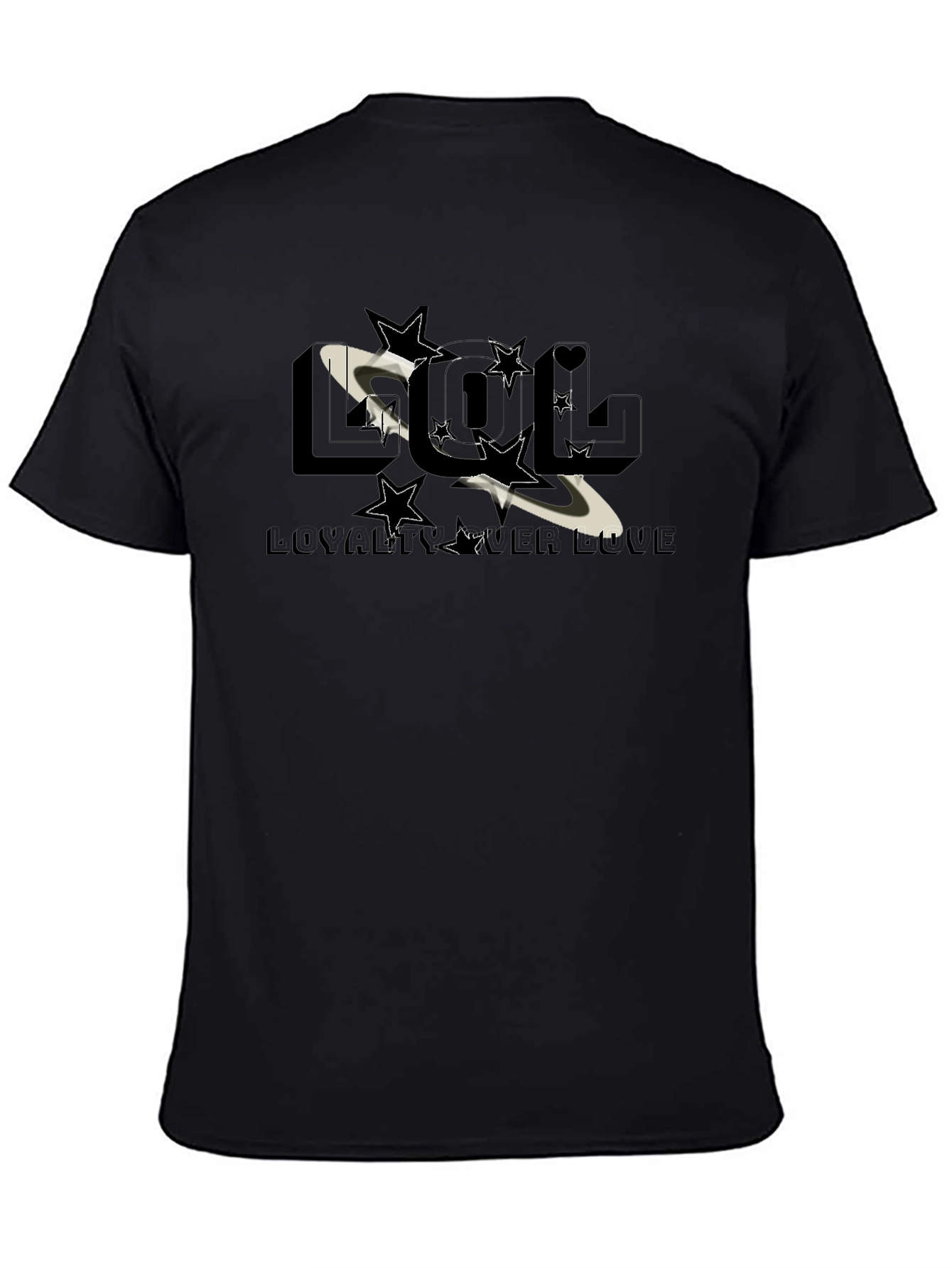 LOL Loyalty Over Love Graphic Print Tee