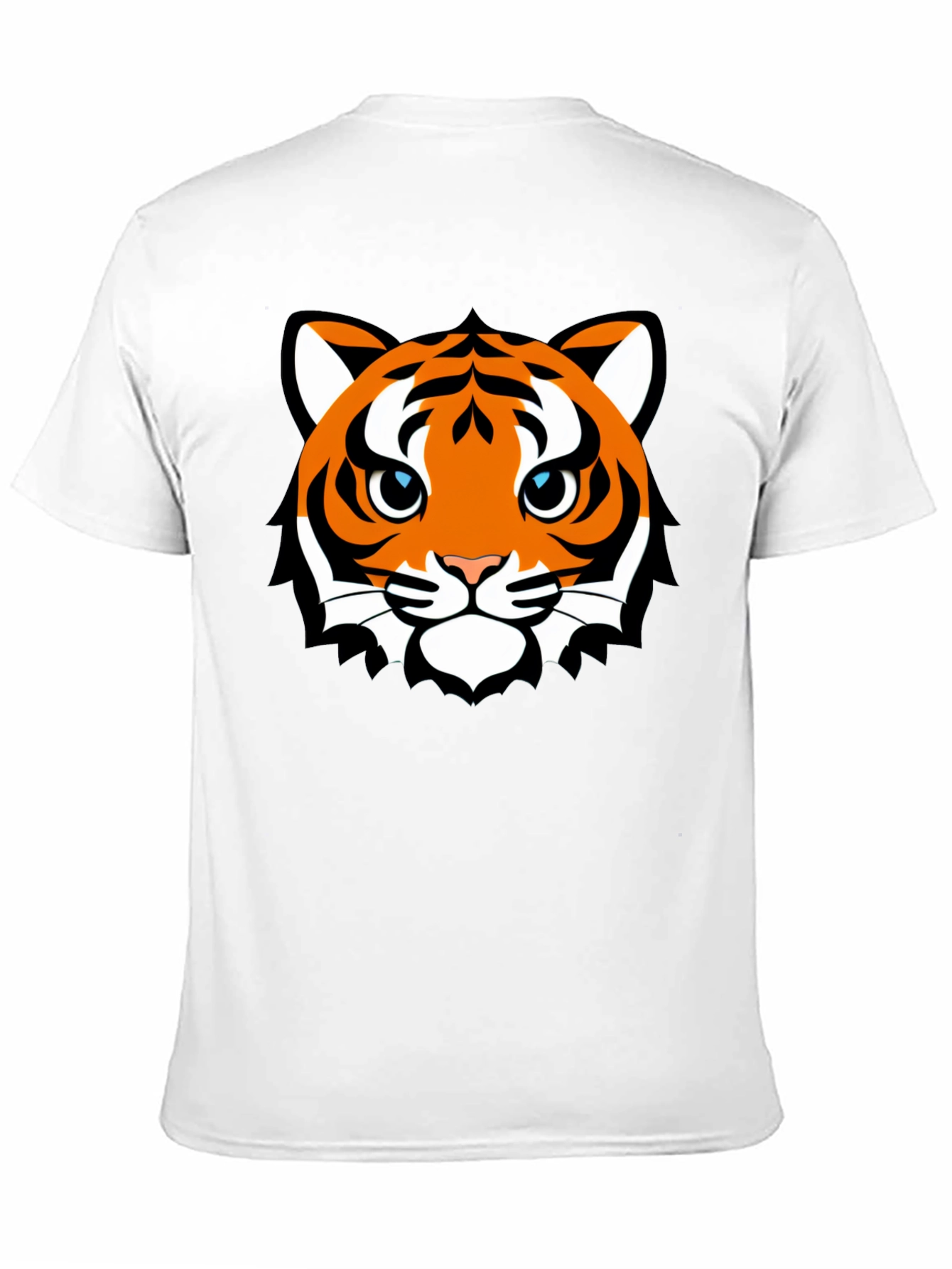 Tiger Face Graphic T-Shirt - Mens Black Tee