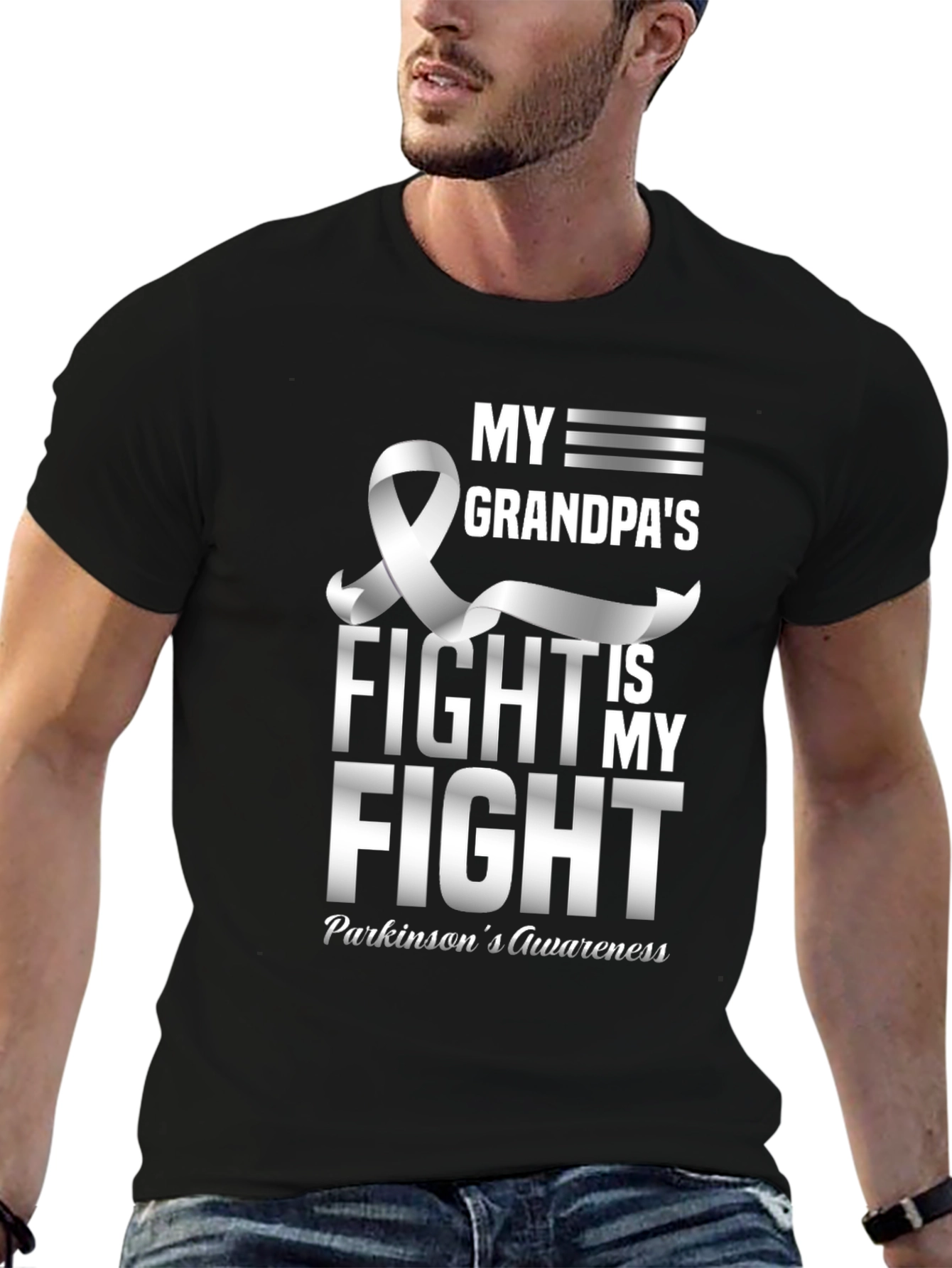 Parkinsons Awareness T-Shirt: My Grandpas Fight