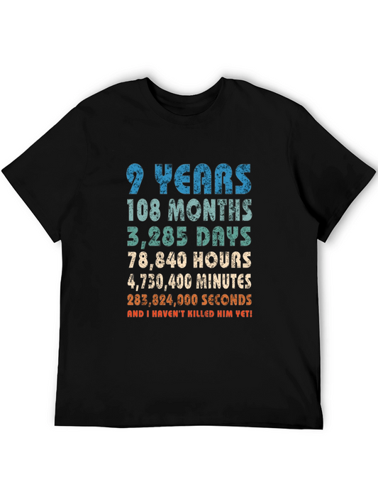 9 Years & Still Alive Funny Anniversary T-Shirt