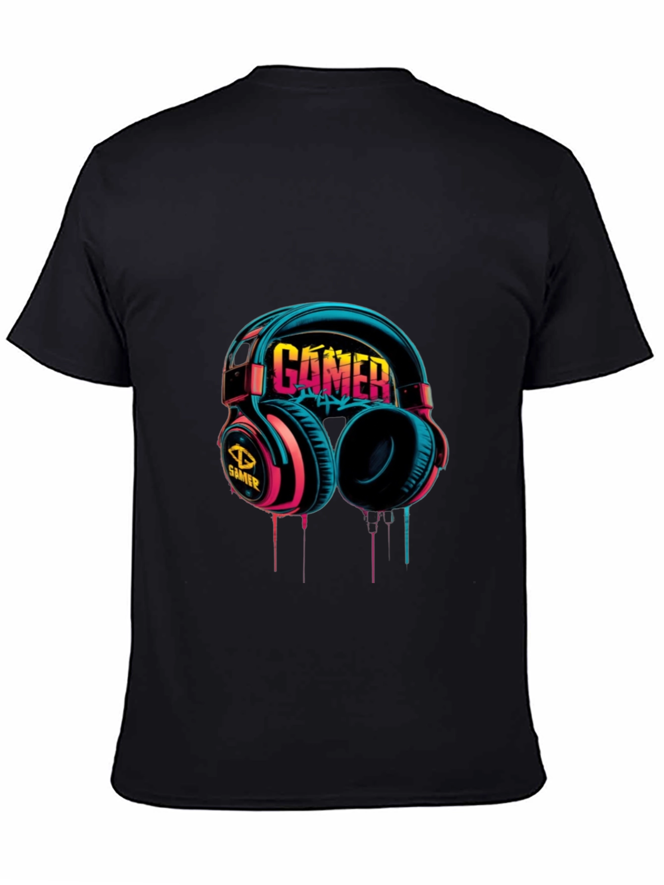 Gamer Headset Graphic T-Shirt - Cool Gaming Tee