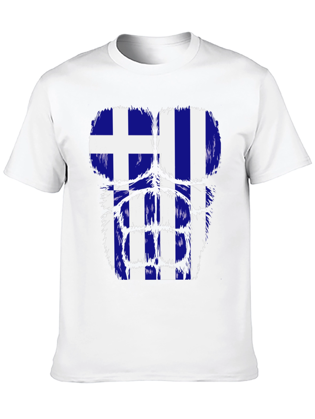 Greek Flag Muscle Tee