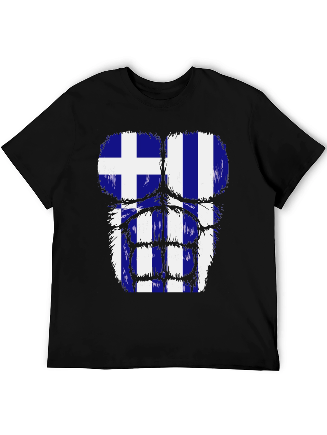 Greek Flag Muscle Tee