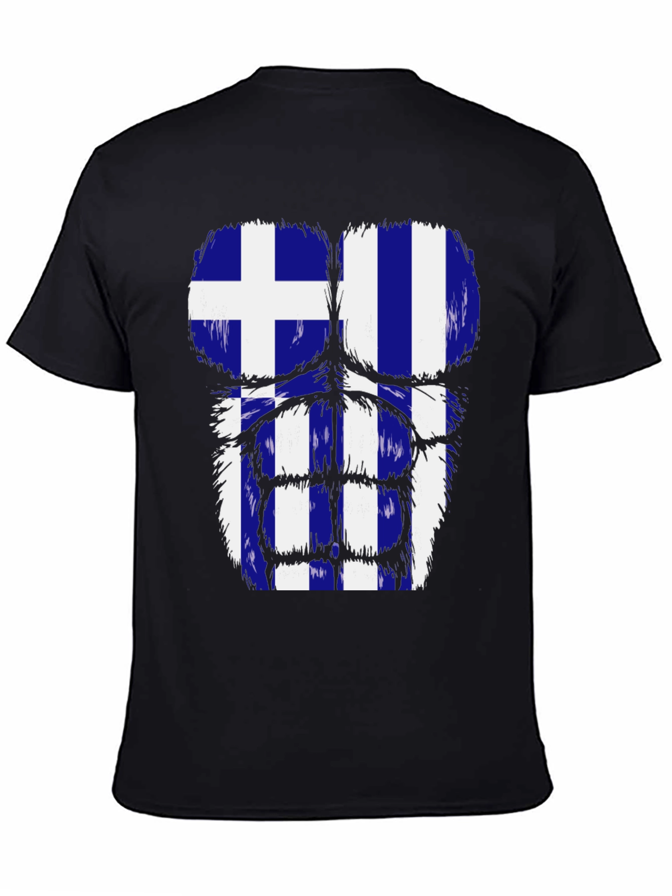 Greek Flag Muscle Tee