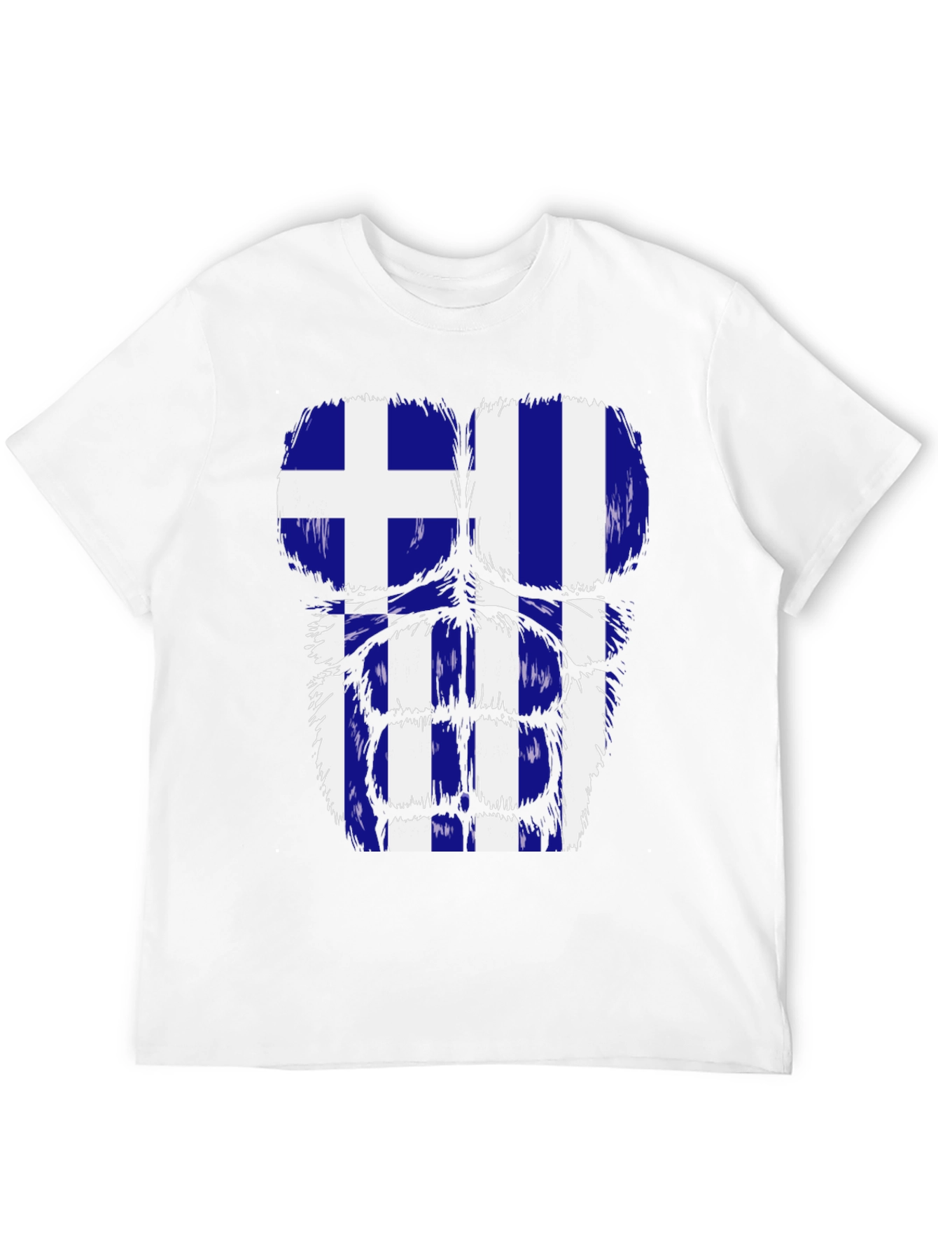 Greek Flag Muscle Tee