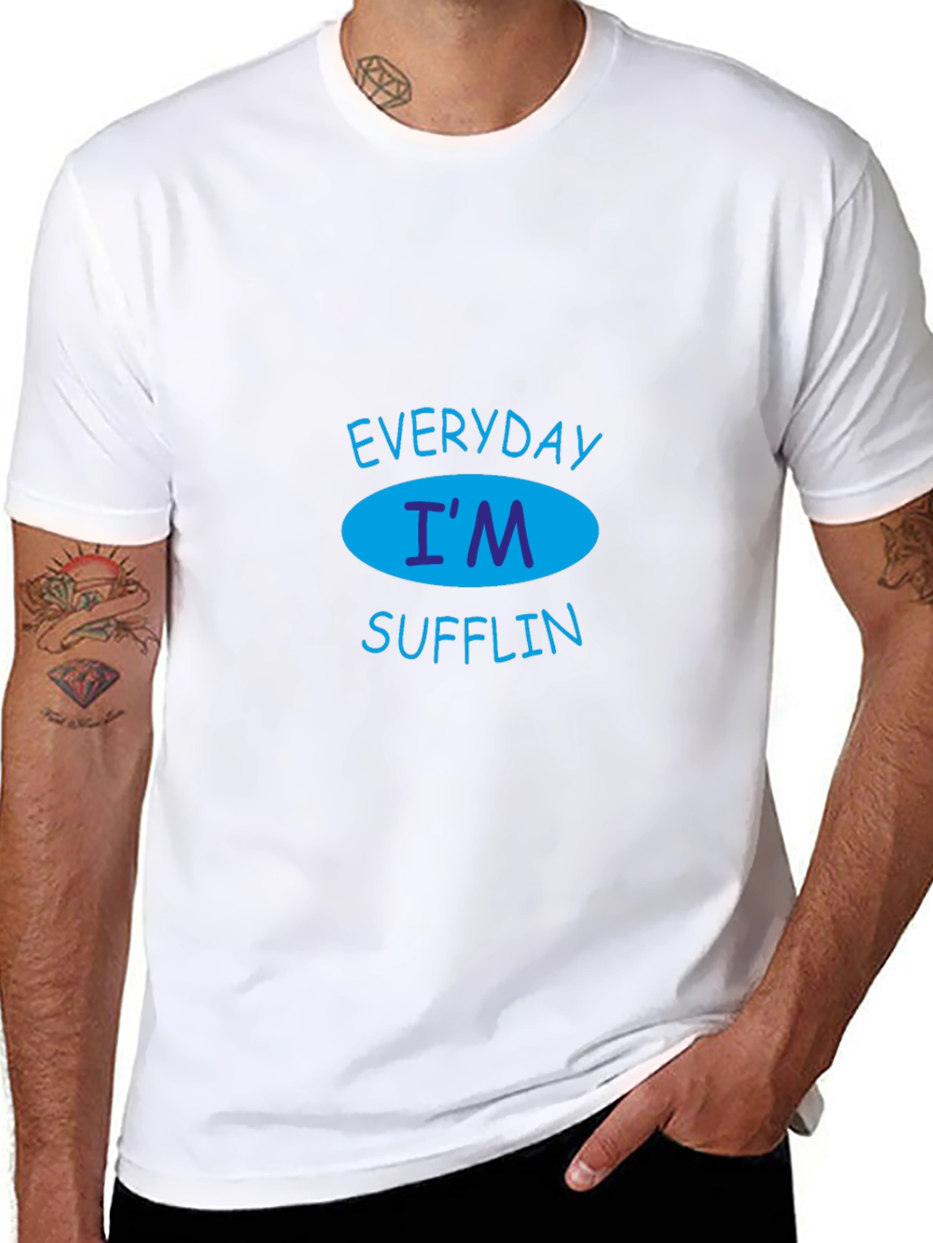 Everyday Im Sufflin Black T-Shirt
