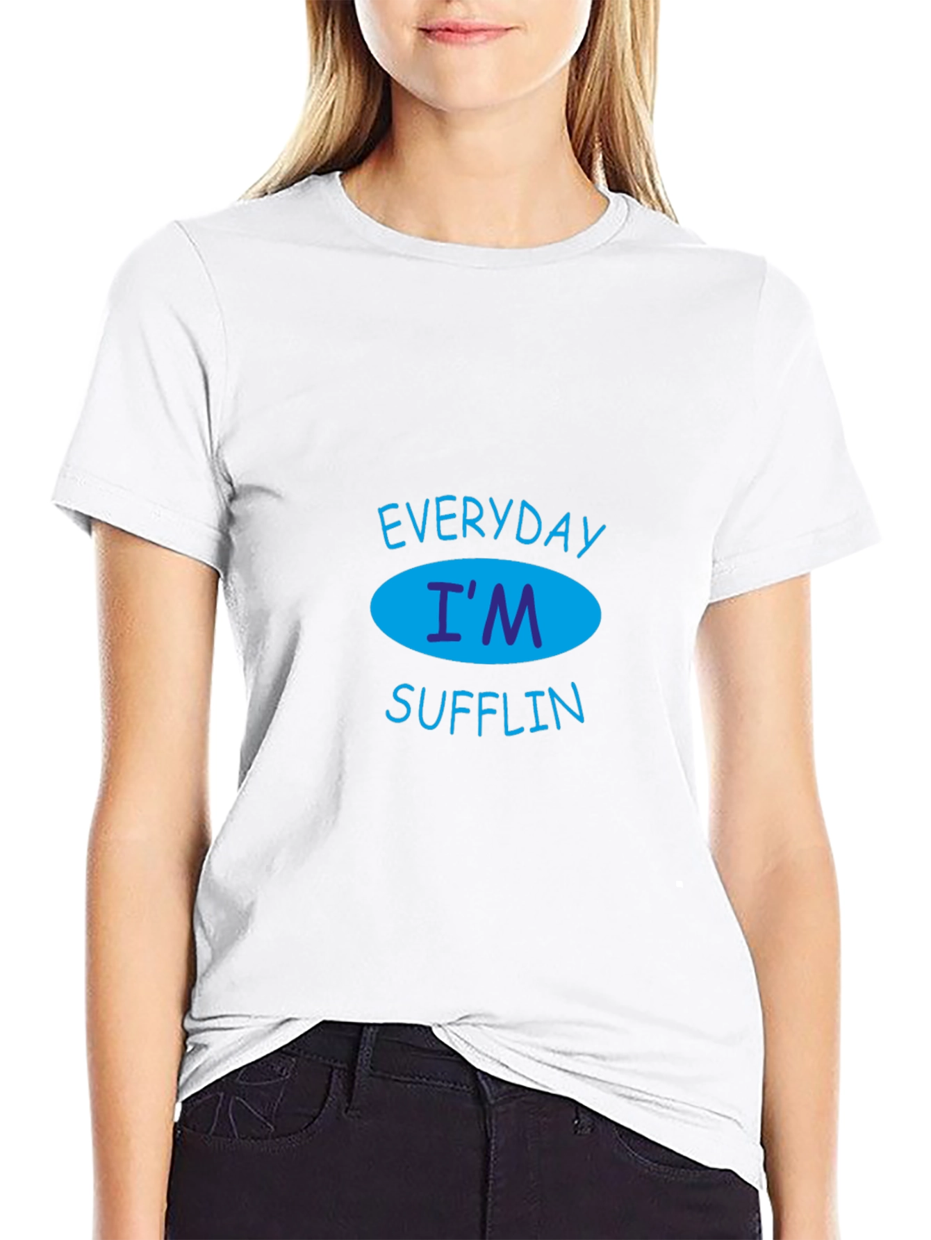 Everyday Im Sufflin Black T-Shirt