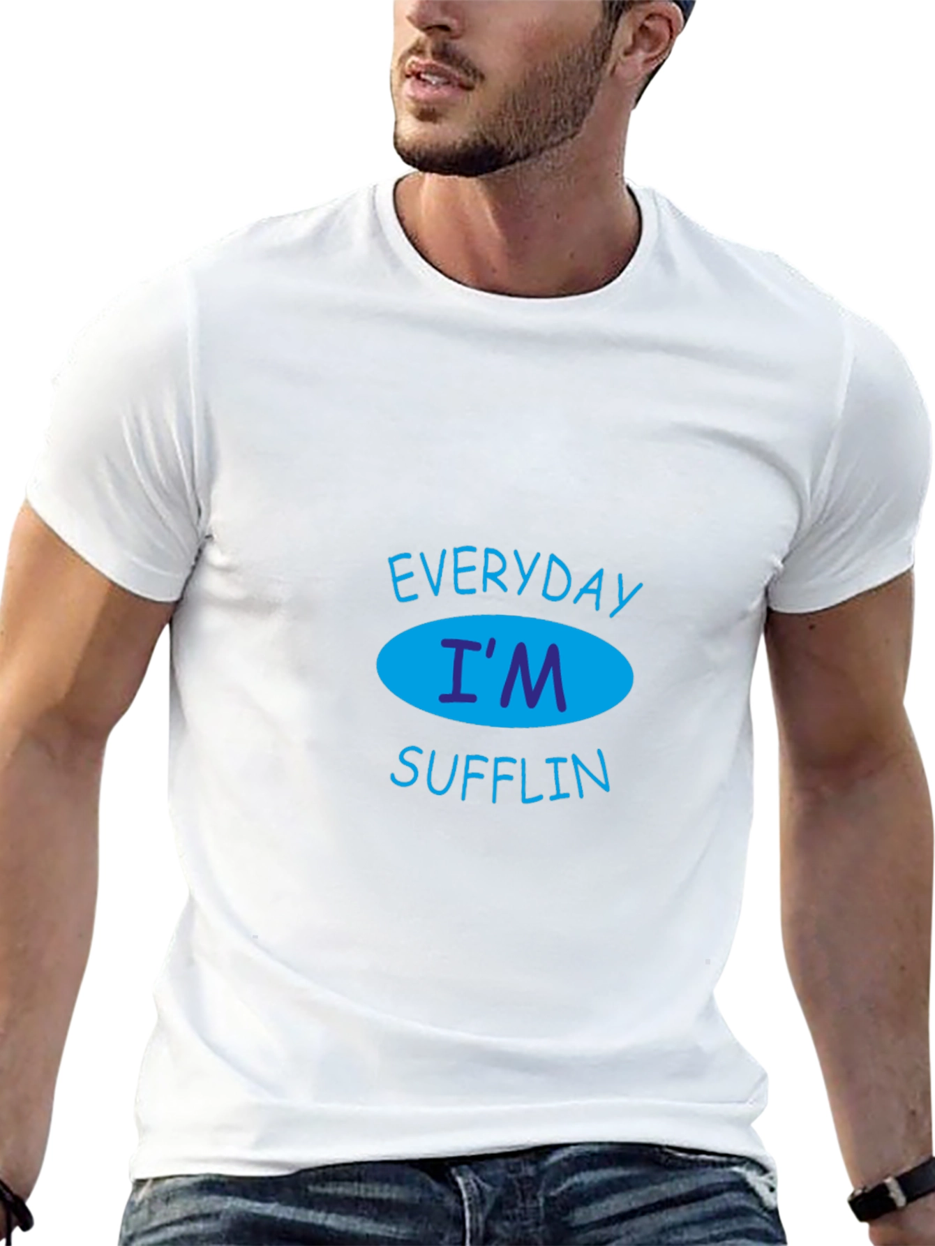 Everyday Im Sufflin Black T-Shirt
