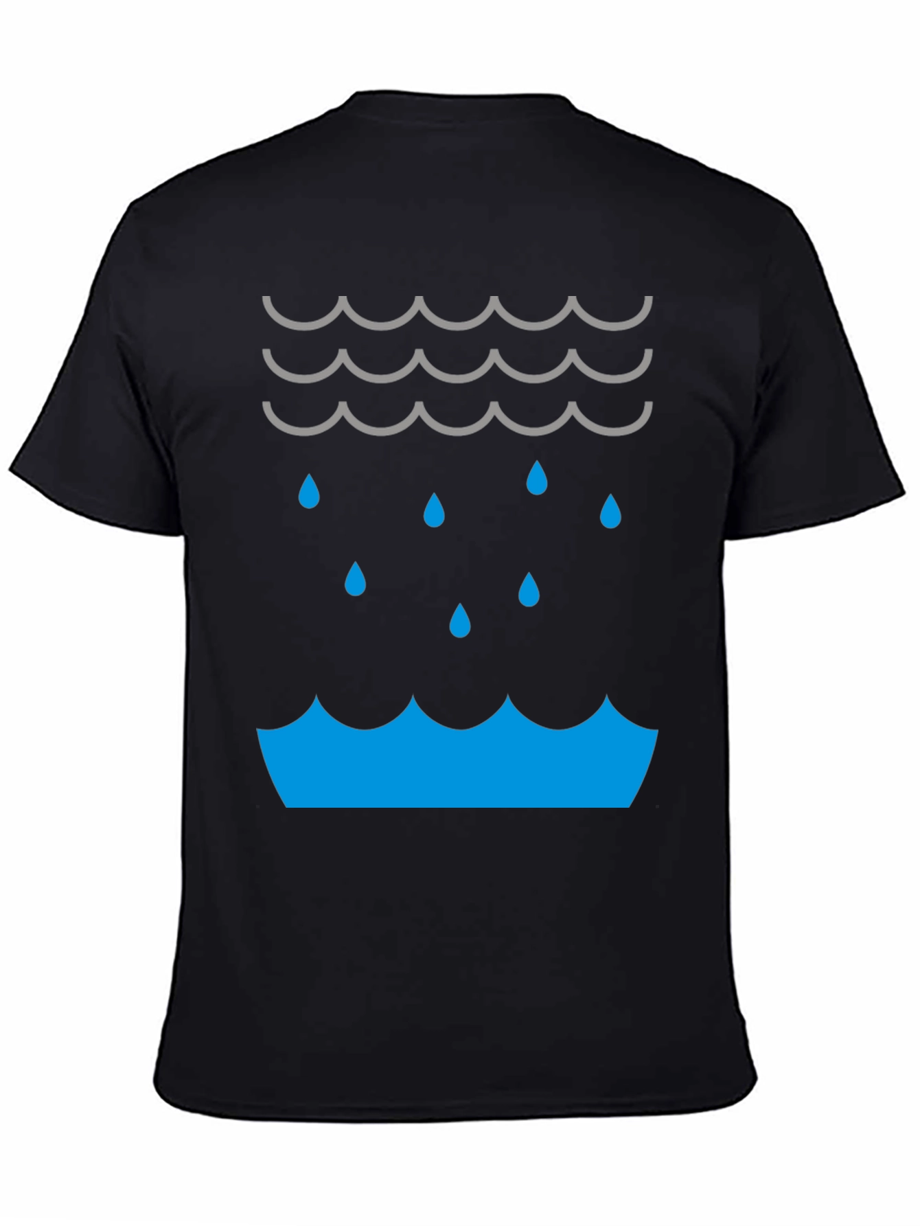 Rain Cloud Graphic Tee - Stylish Weather T-Shirt