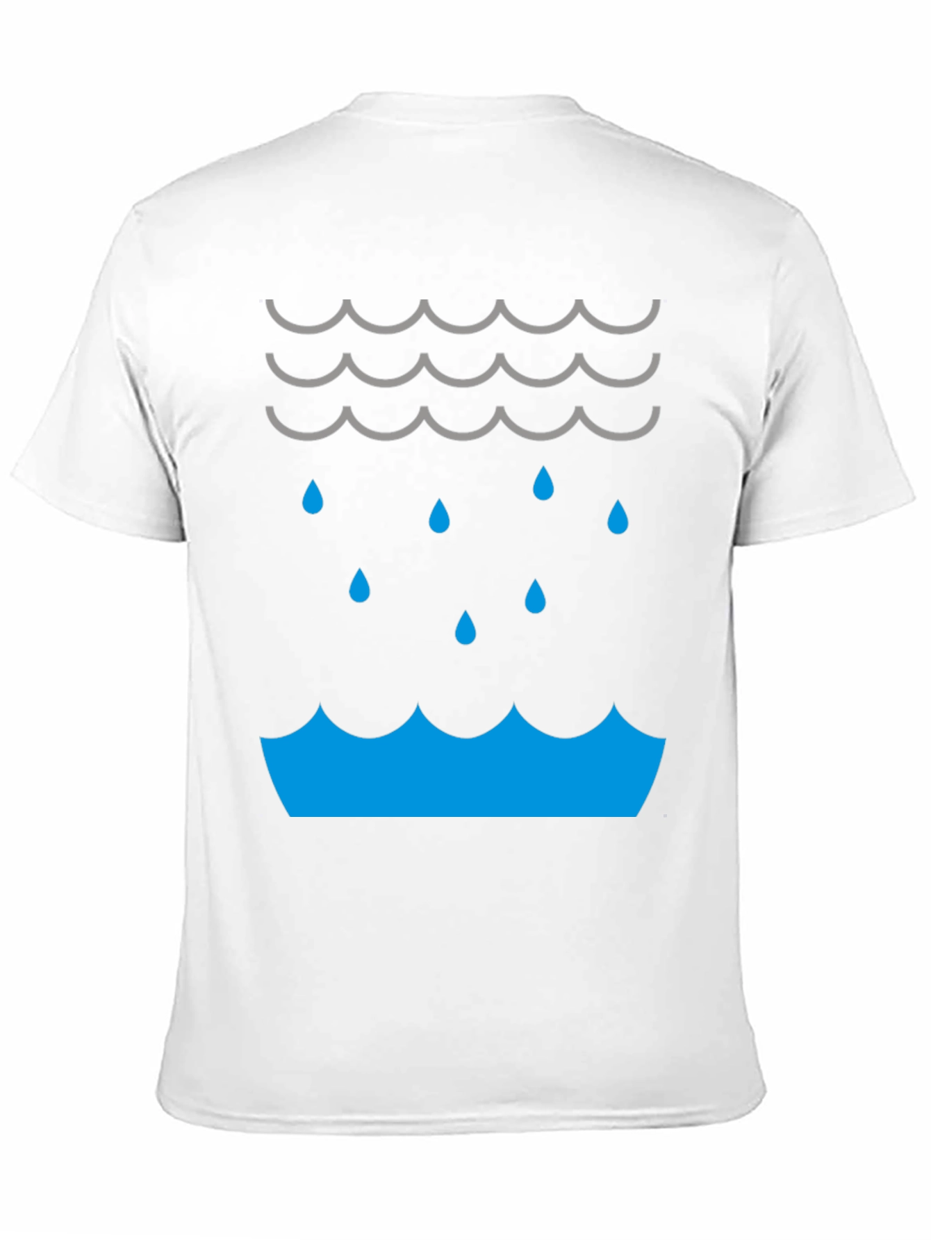 Rain Cloud Graphic Tee - Stylish Weather T-Shirt