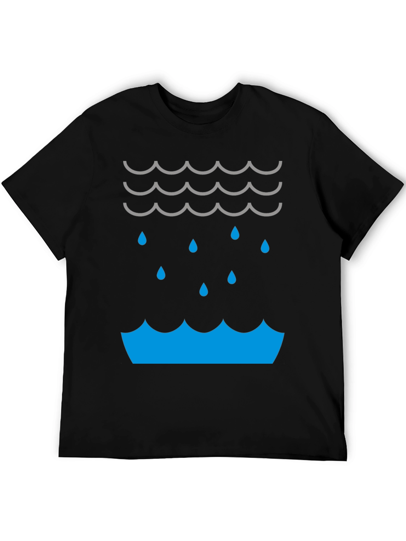 Rain Cloud Graphic Tee - Stylish Weather T-Shirt
