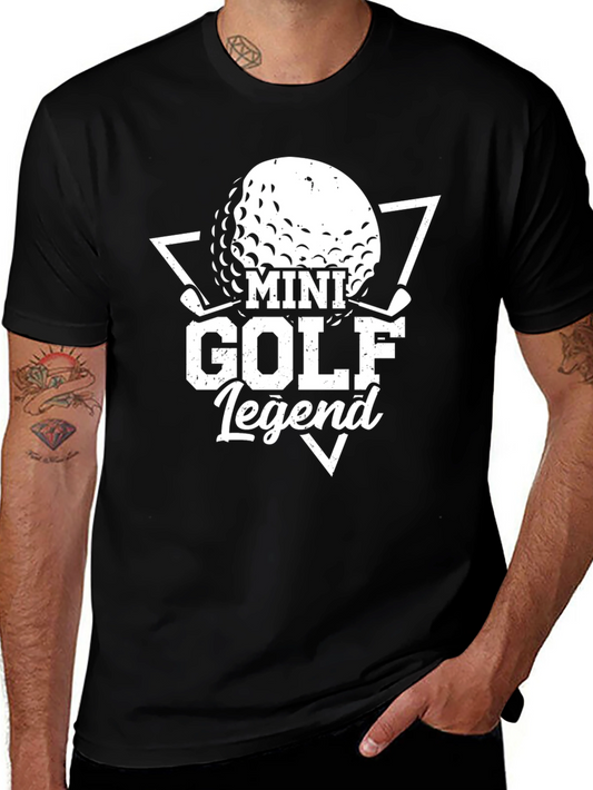 Mini Golf Legend Black T-Shirt