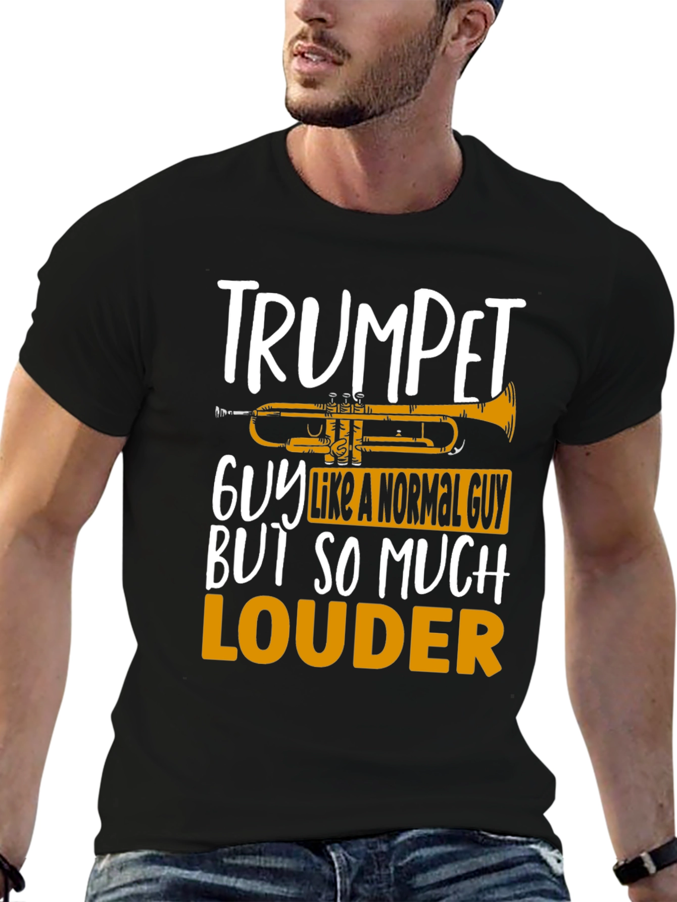 Trumpet Guy T-Shirt - Musician Humor Tee