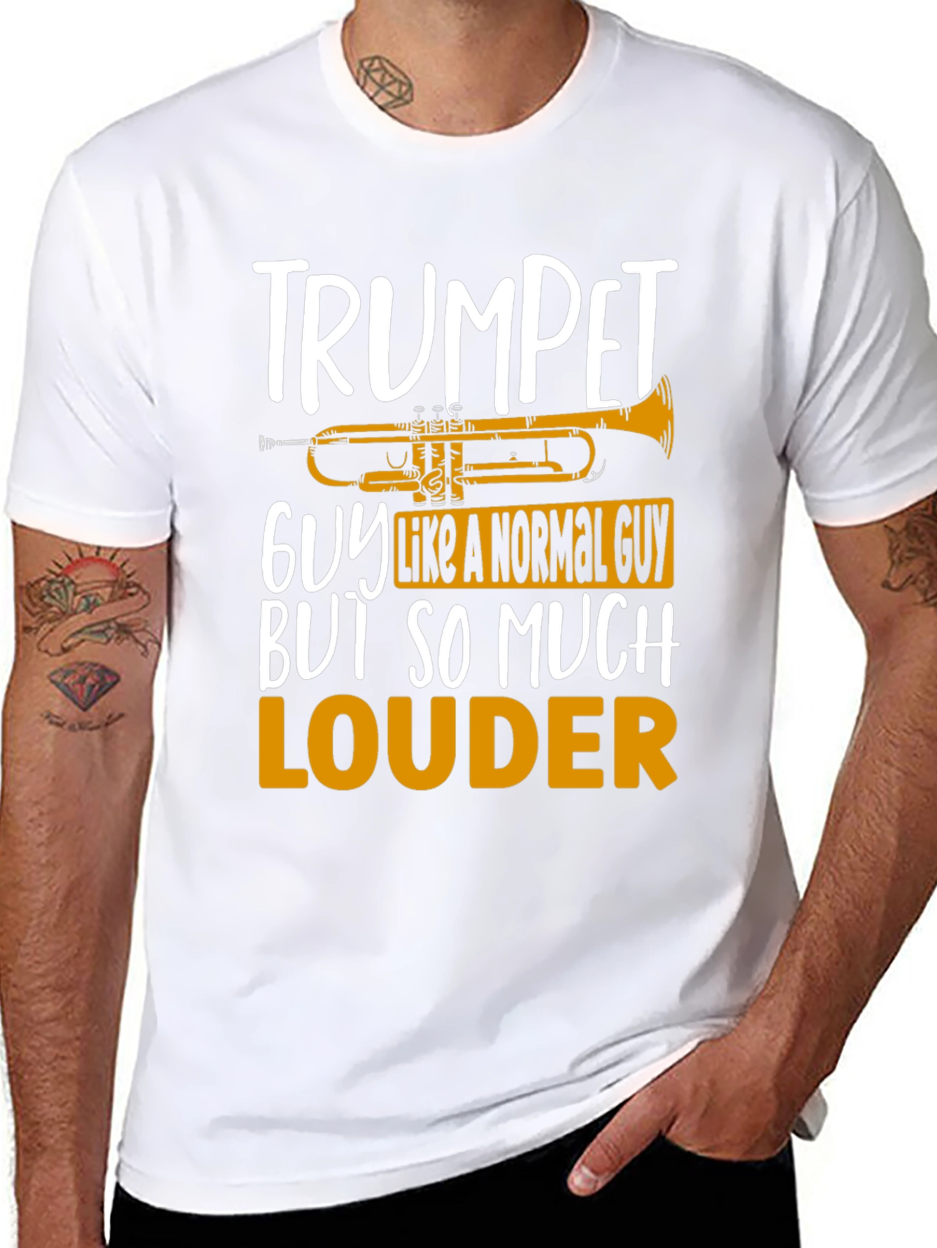 Trumpet Guy T-Shirt - Musician Humor Tee