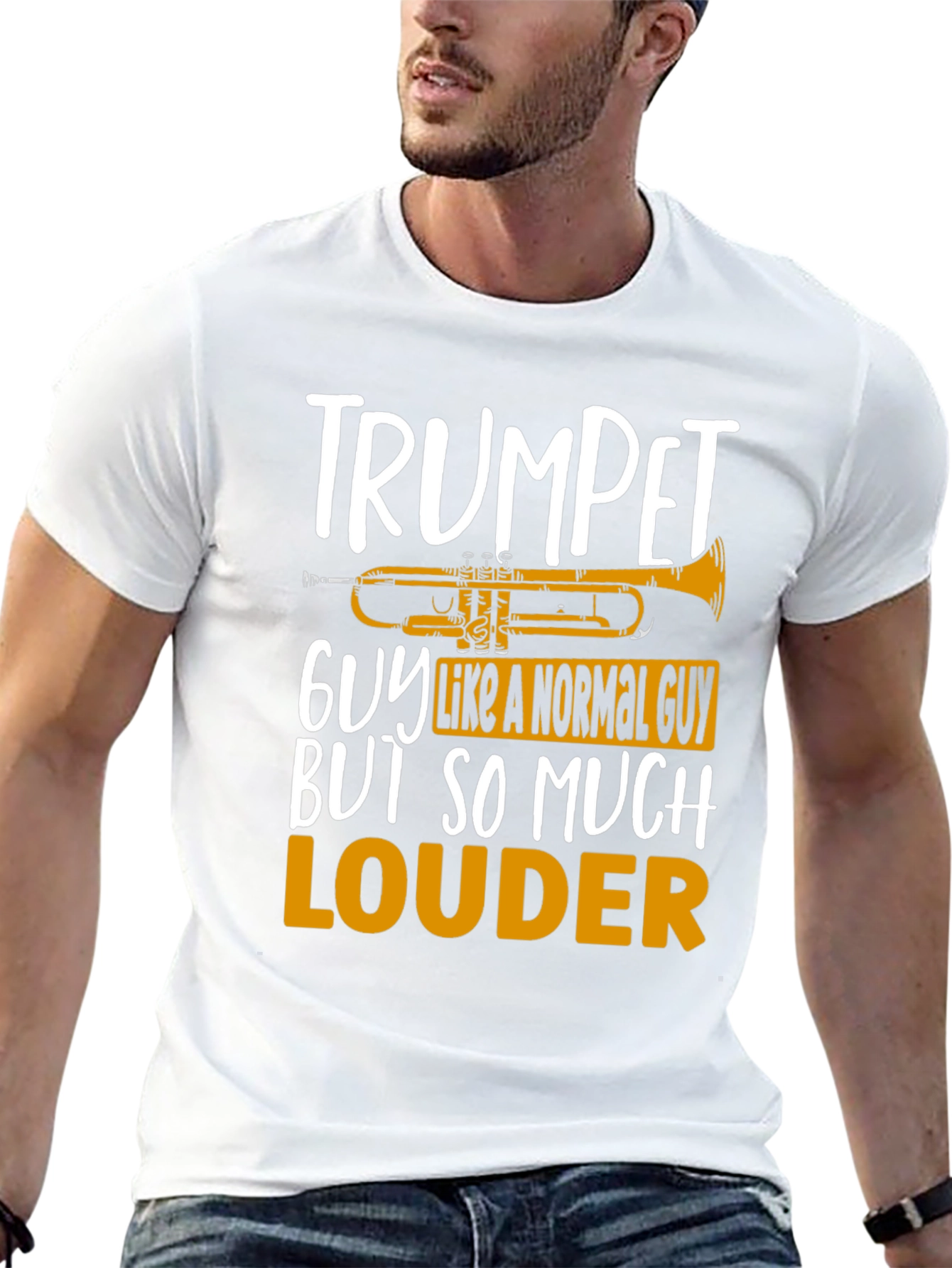 Trumpet Guy T-Shirt - Musician Humor Tee