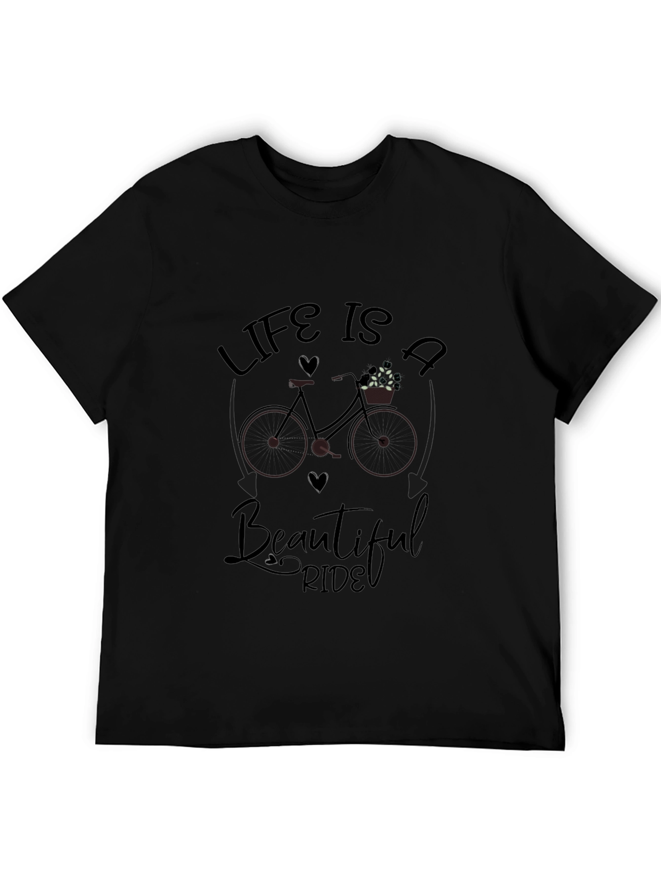 Life is a Beautiful Ride Black T-Shirt