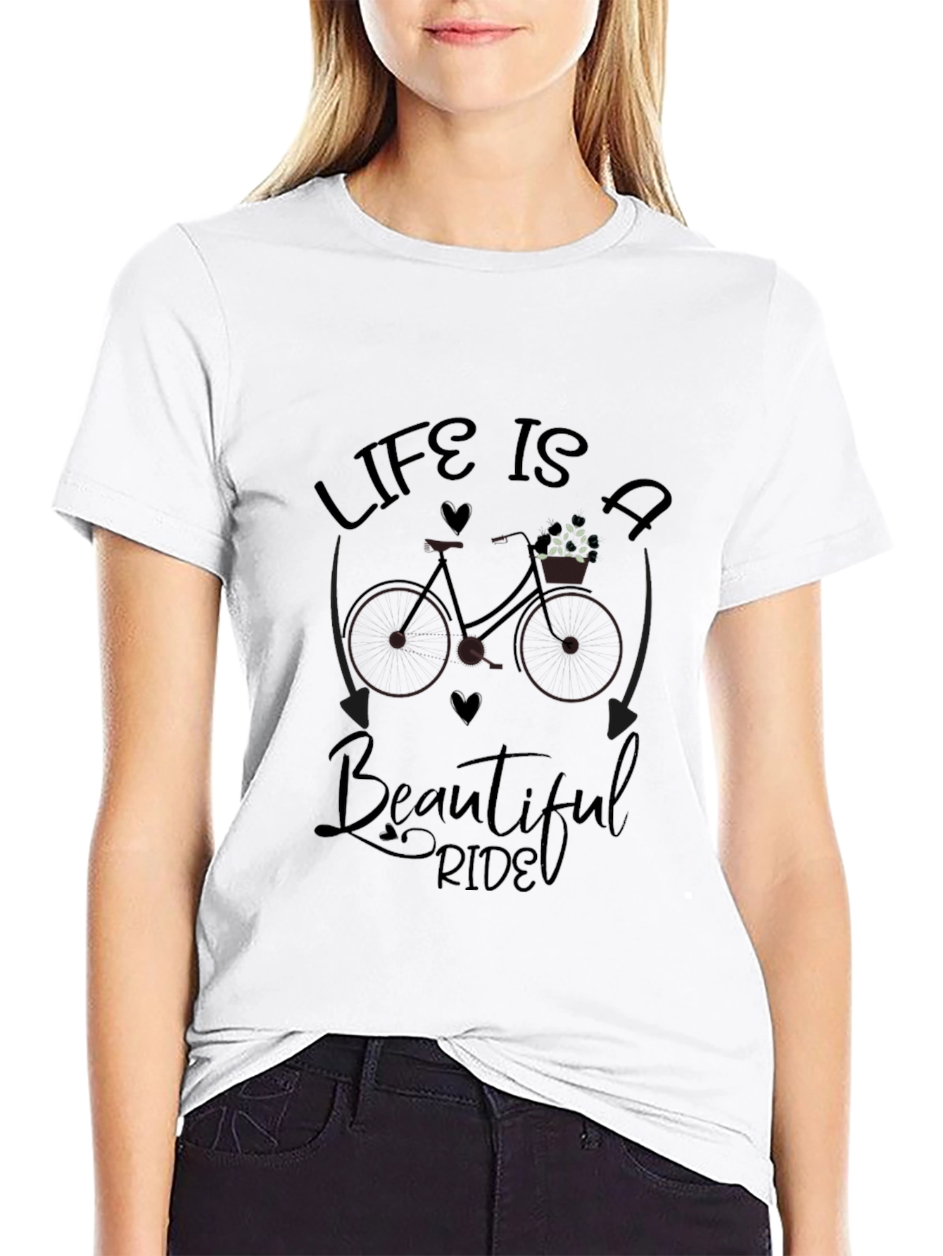 Life is a Beautiful Ride Black T-Shirt