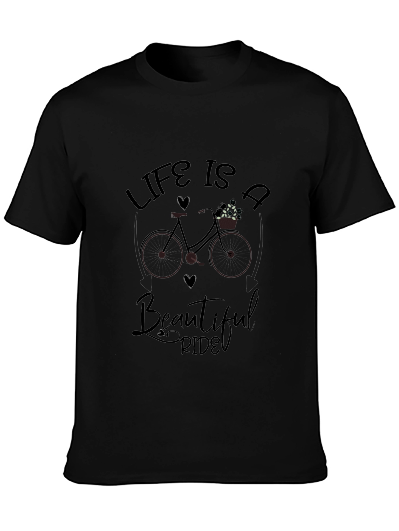 Life is a Beautiful Ride Black T-Shirt