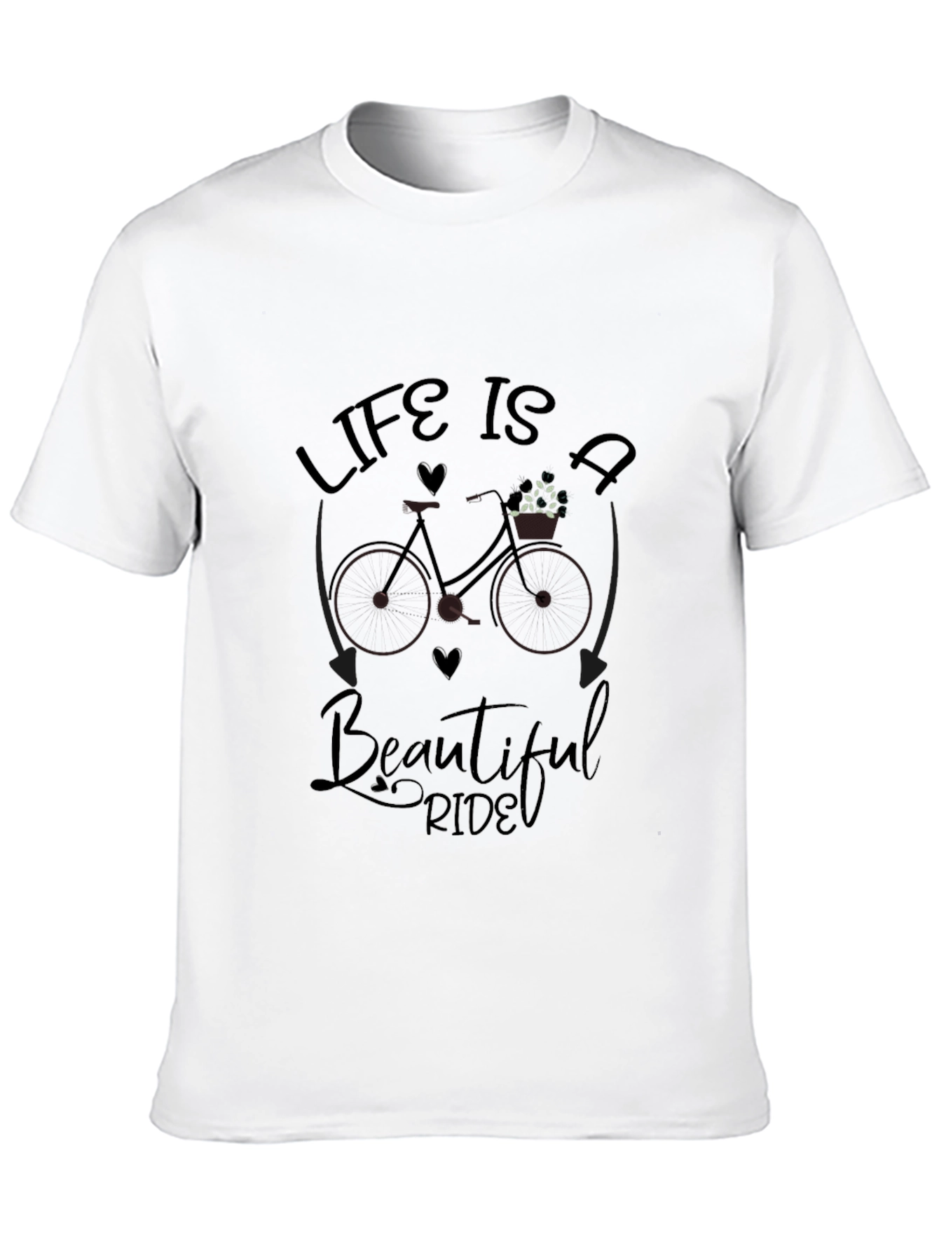 Life is a Beautiful Ride Black T-Shirt