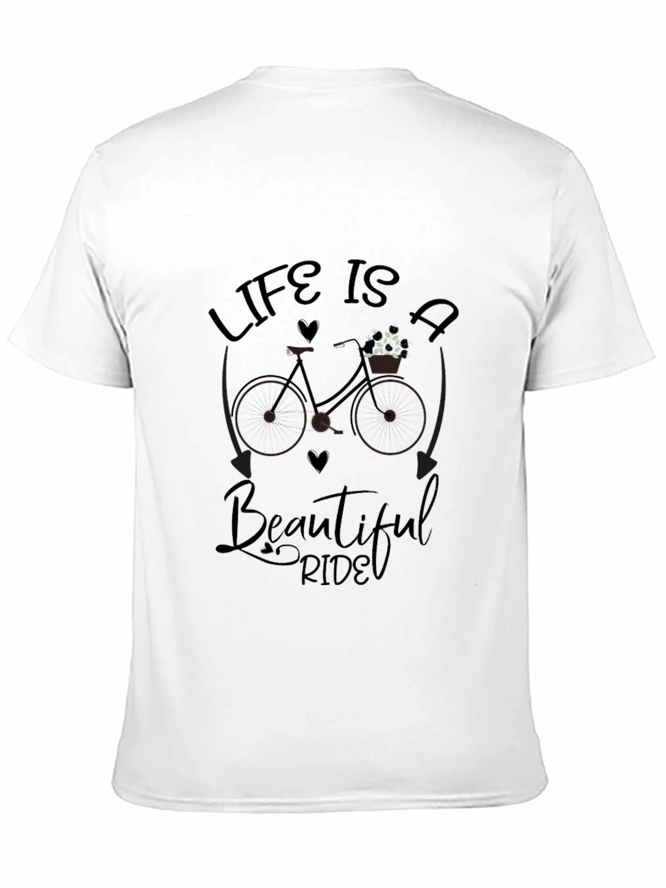 Life is a Beautiful Ride Black T-Shirt