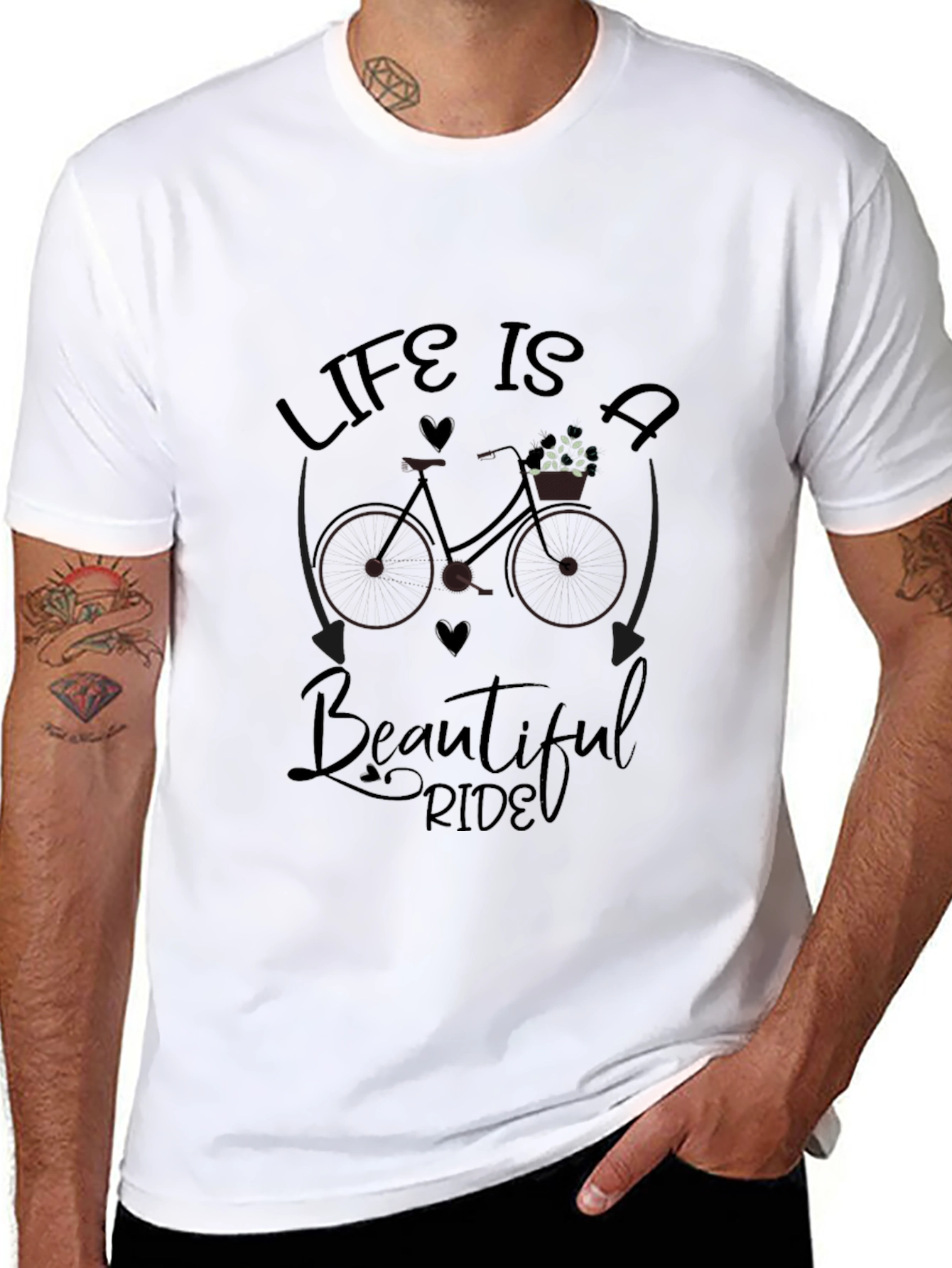 Life is a Beautiful Ride Black T-Shirt