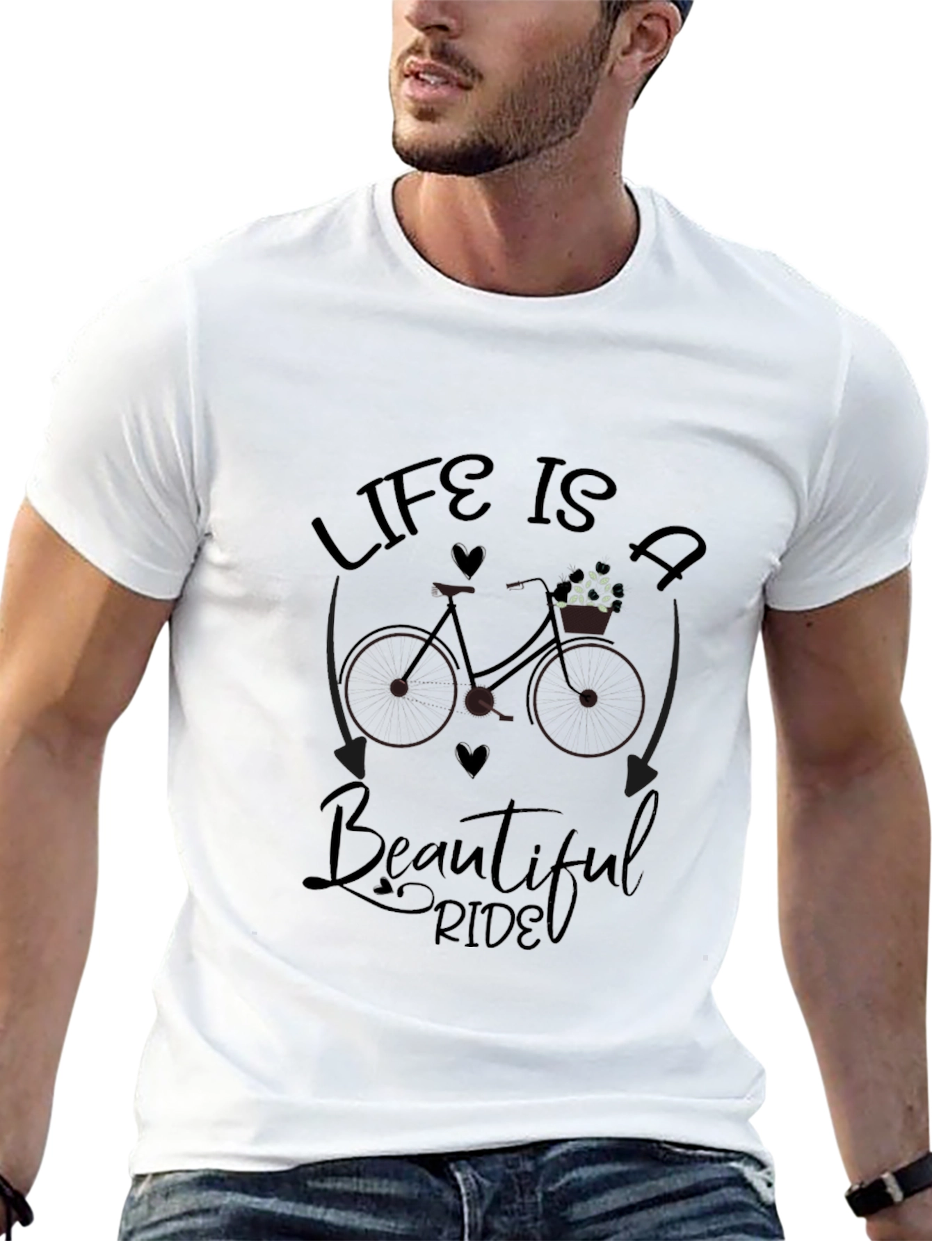 Life is a Beautiful Ride Black T-Shirt