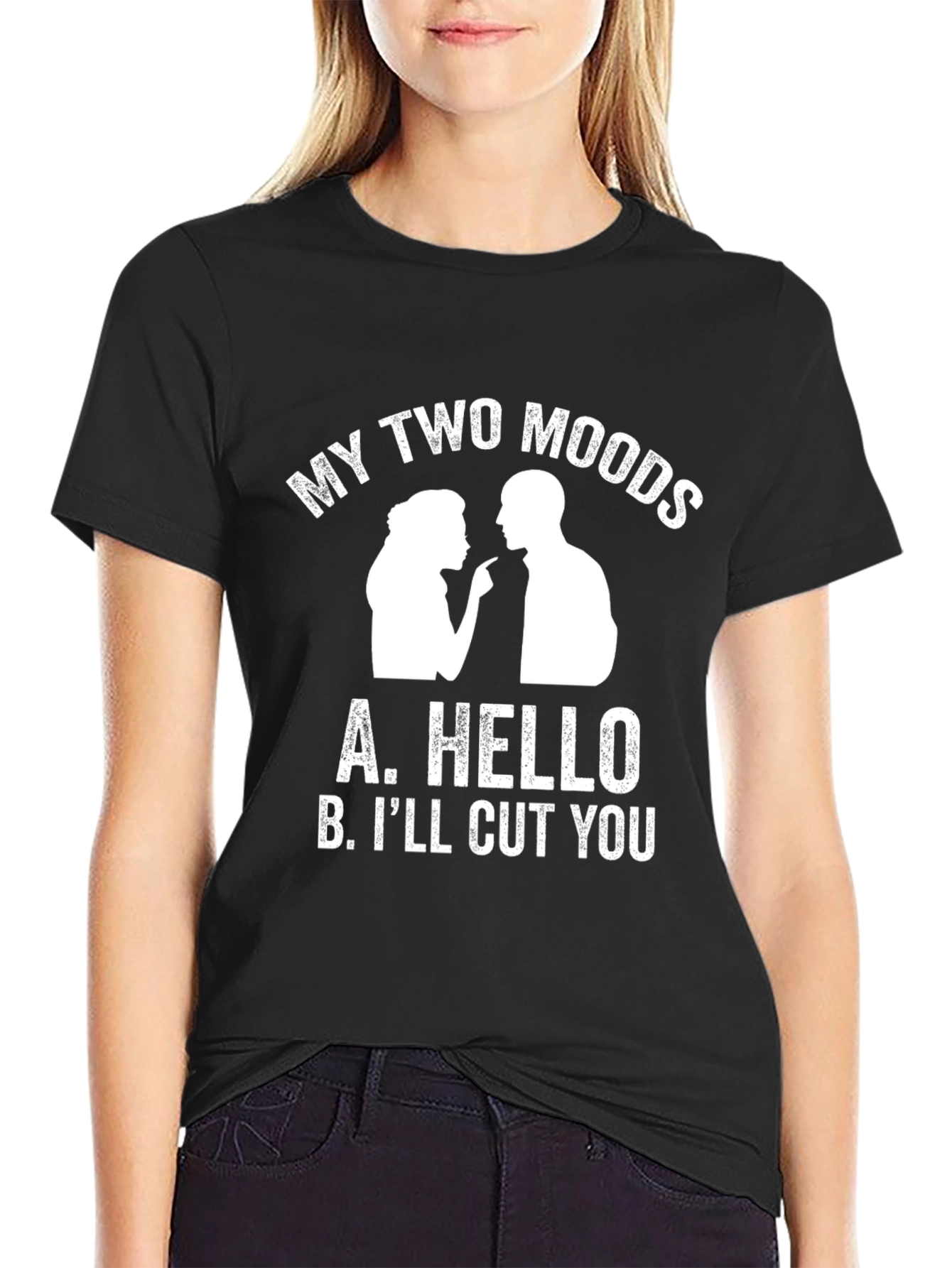 My Two Moods Graphic Tee - Funny Sarcastic T-Shirt
