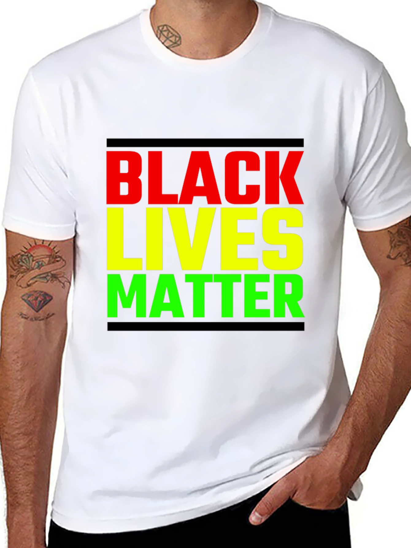 Black Lives Matter Graphic T-Shirt - Black