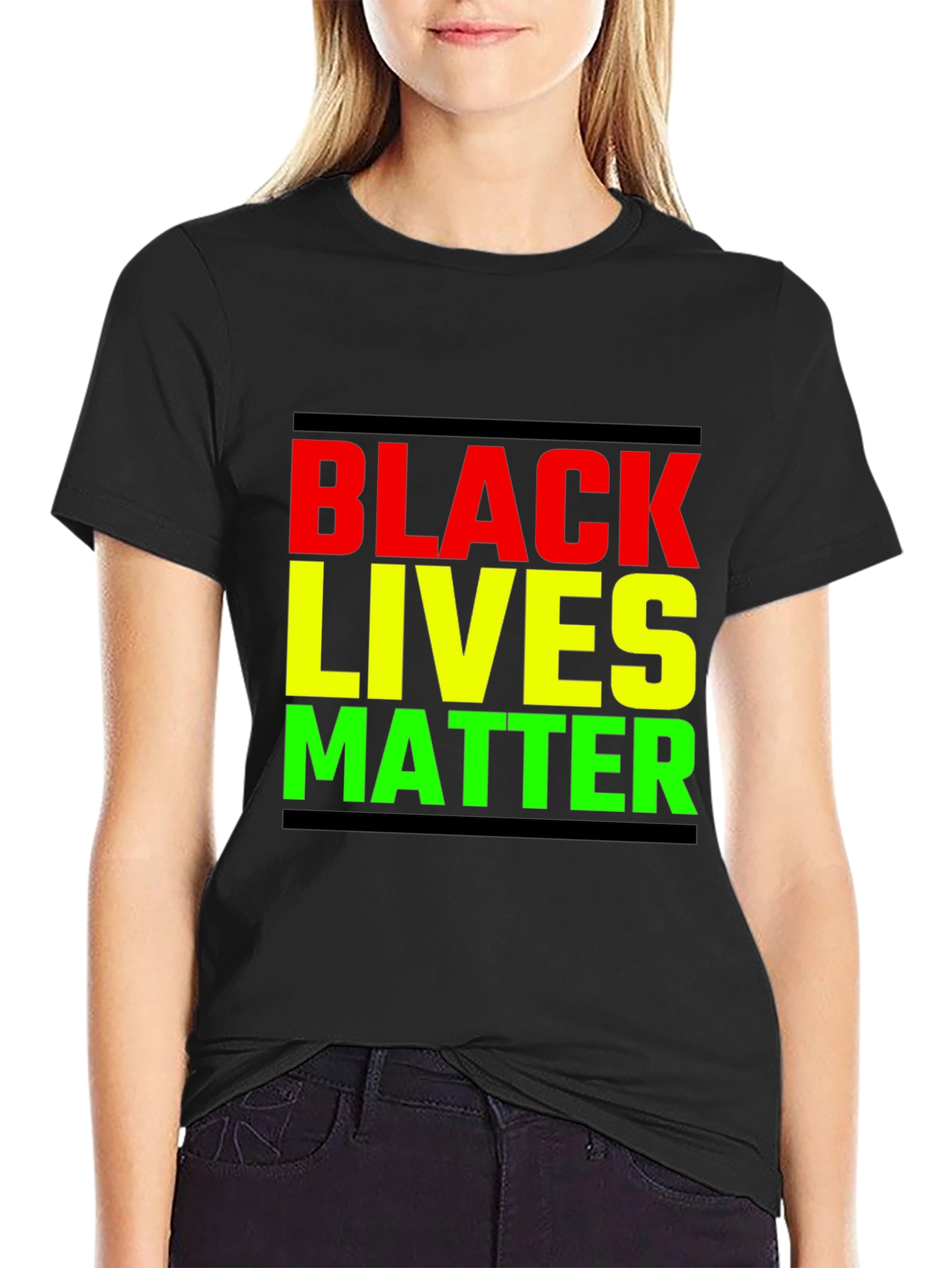Black Lives Matter Graphic T-Shirt - Black