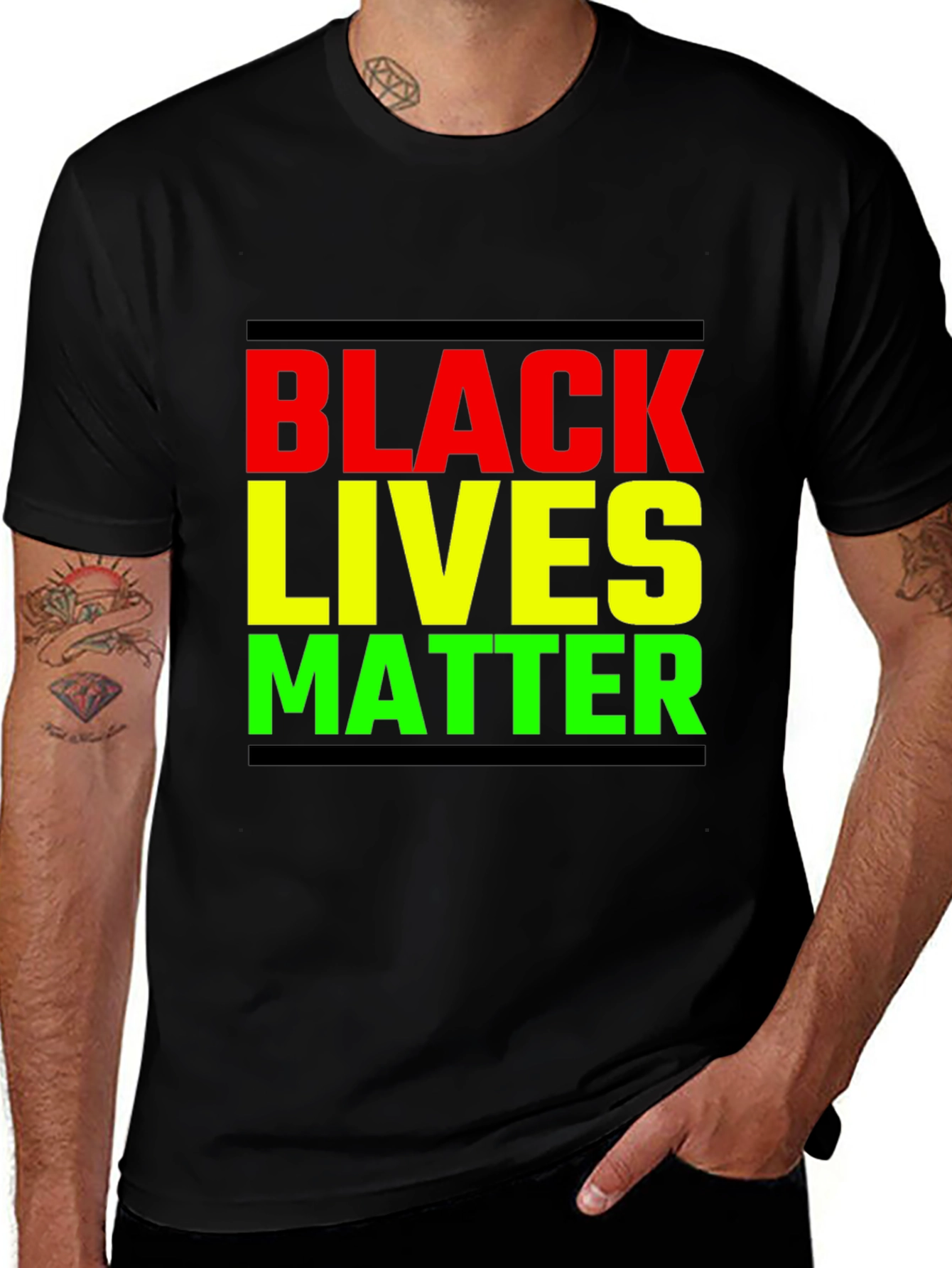 Black Lives Matter Graphic T-Shirt - Black