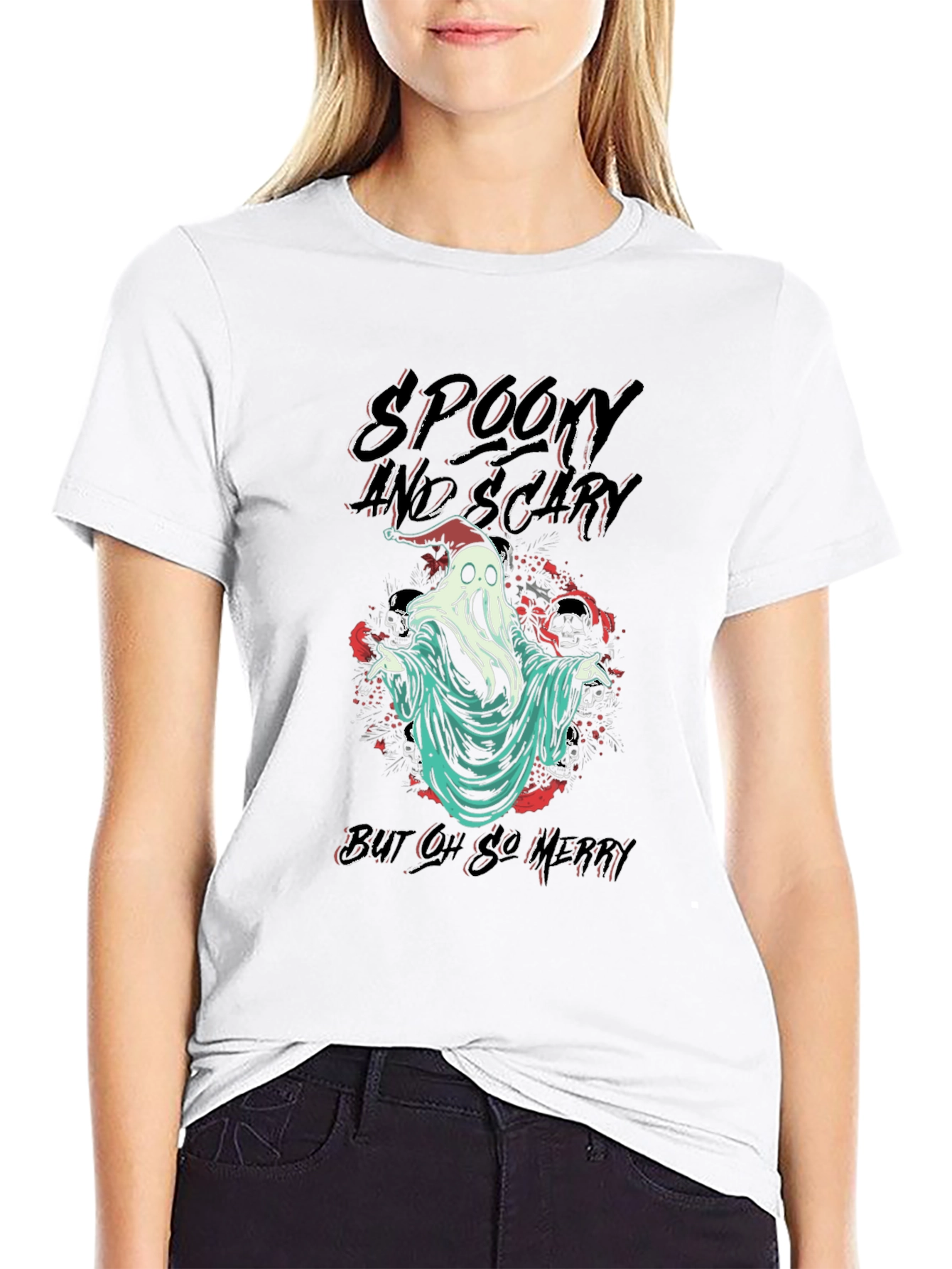 Spooky But Oh So Merry Graphic T-Shirt